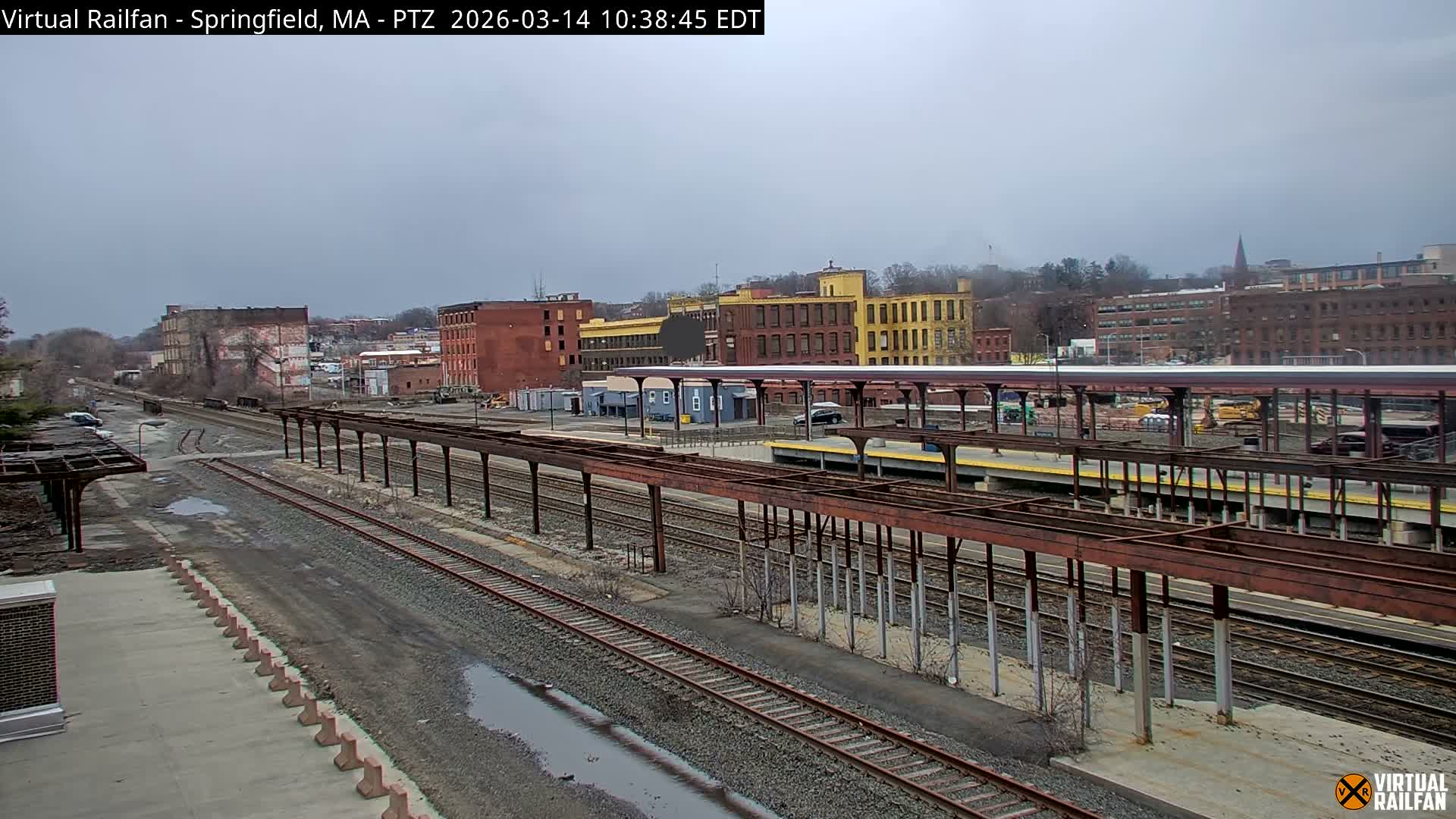 Springfield City & Springfield Union Railway Station Live Cam - Springfield, Hampden, Massachusetts, USA