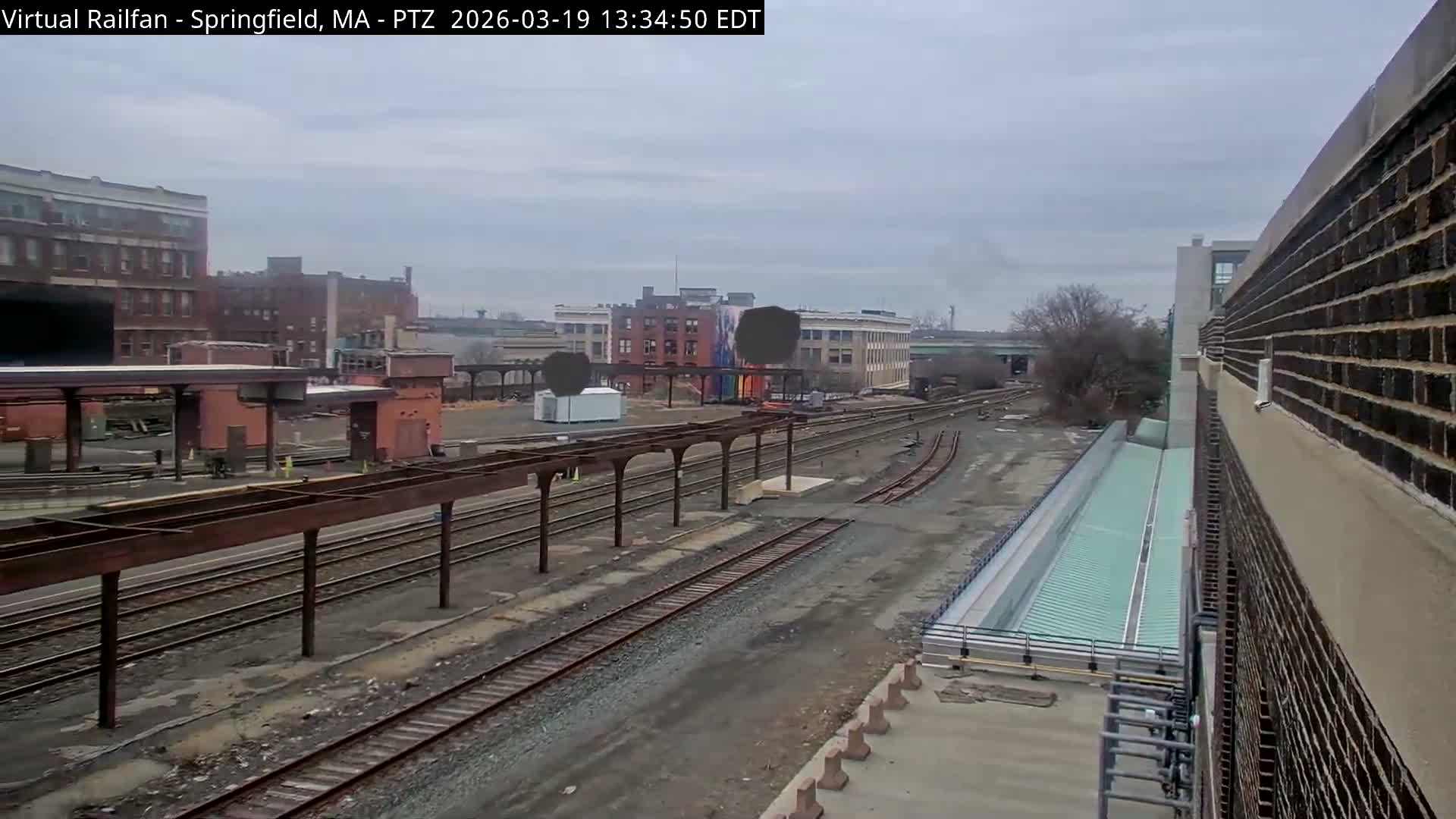 Springfield City & Springfield Union Railway Station Live Cam - Springfield, Hampden, Massachusetts, USA