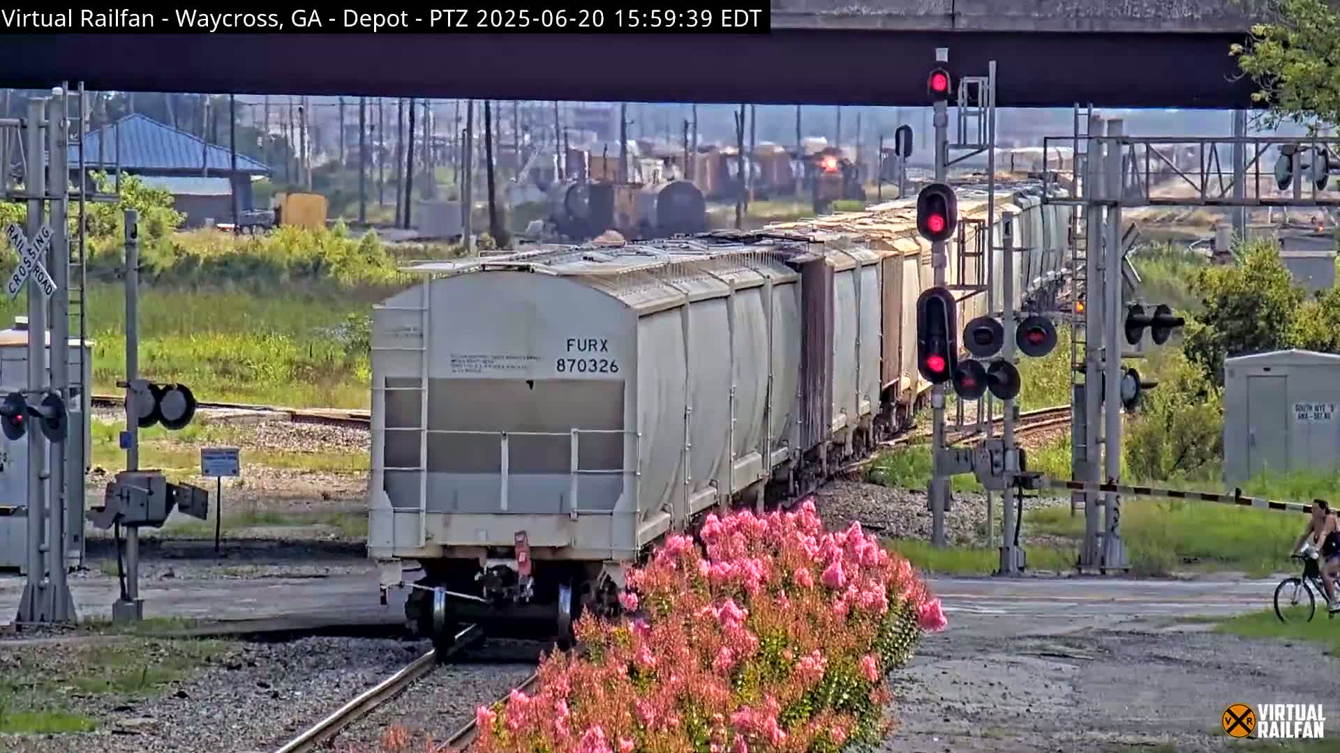 Waycross Railway Depot Live Cam - Waycross, Ware, Georgia, USA  