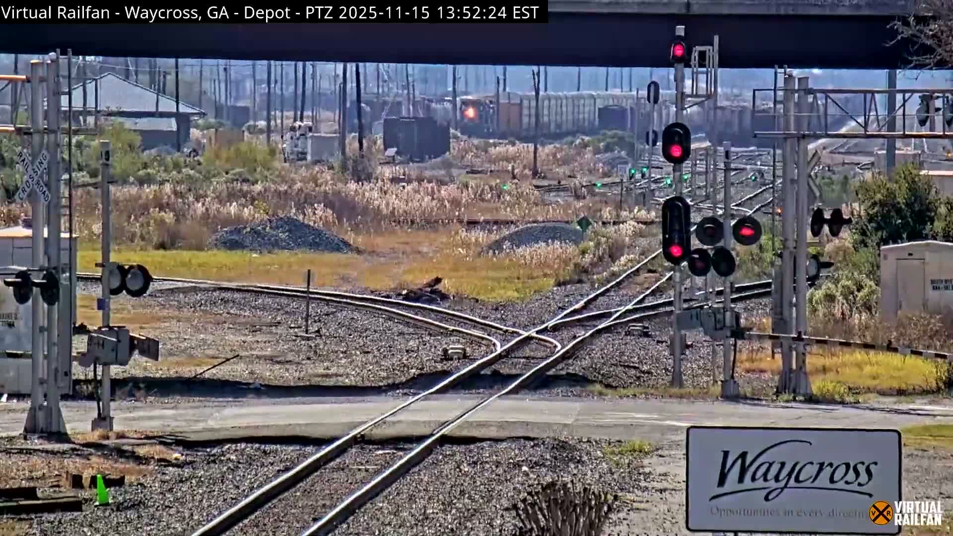 Waycross Railway Depot Live Cam - Waycross, Ware, Georgia, USA  