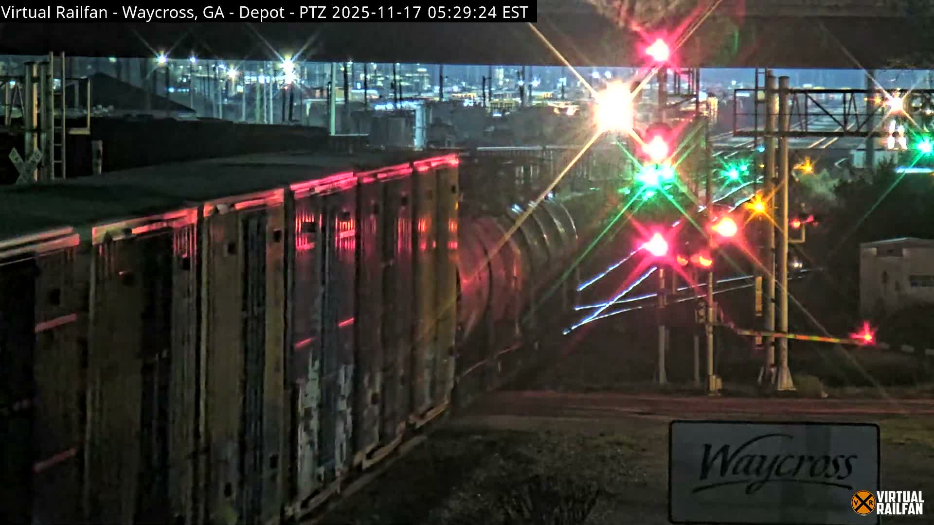 Waycross Railway Depot Live Cam - Waycross, Ware, Georgia, USA  