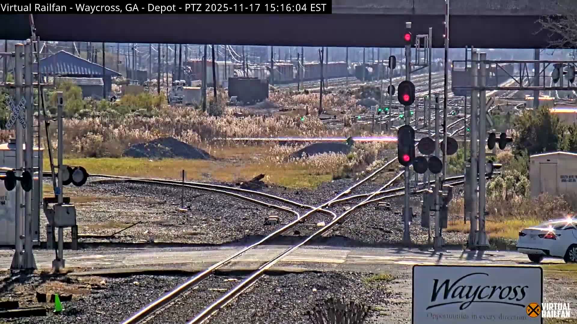 Waycross Railway Depot Live Cam - Waycross, Ware, Georgia, USA  