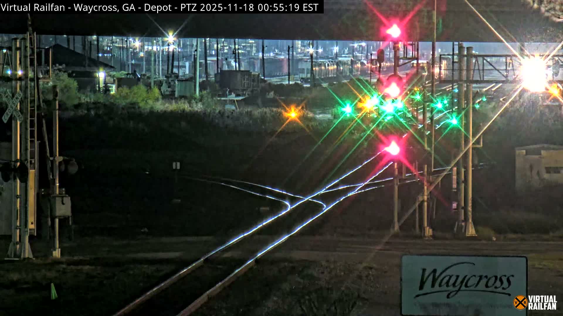 Waycross Railway Depot Live Cam - Waycross, Ware, Georgia, USA  