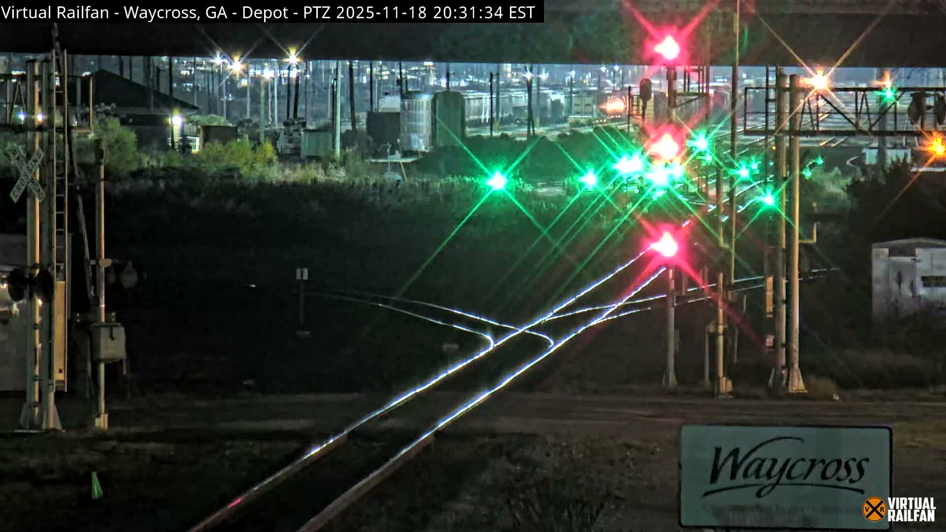 Waycross Railway Depot Live Cam - Waycross, Ware, Georgia, USA  