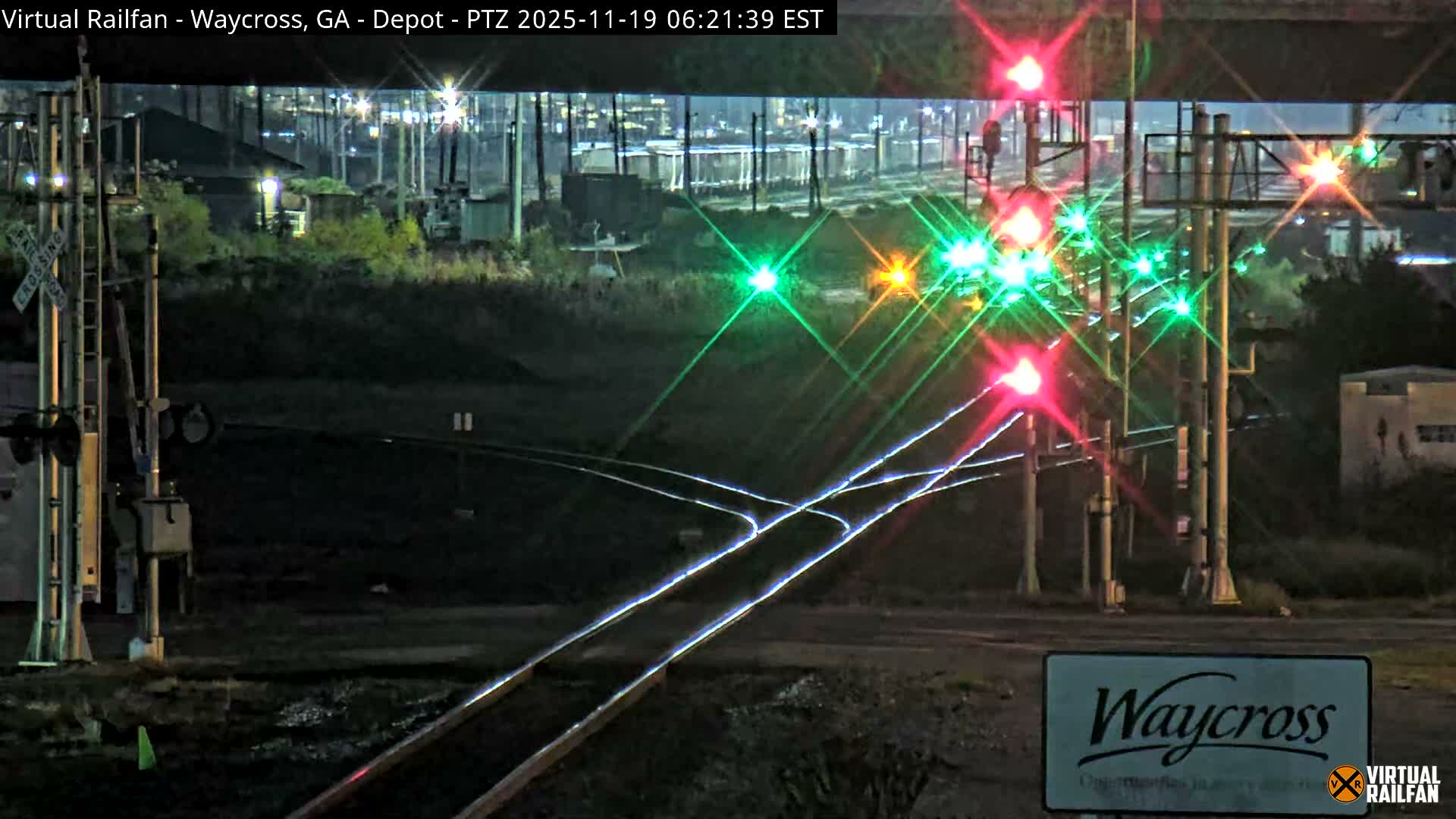 Waycross Railway Depot Live Cam - Waycross, Ware, Georgia, USA  