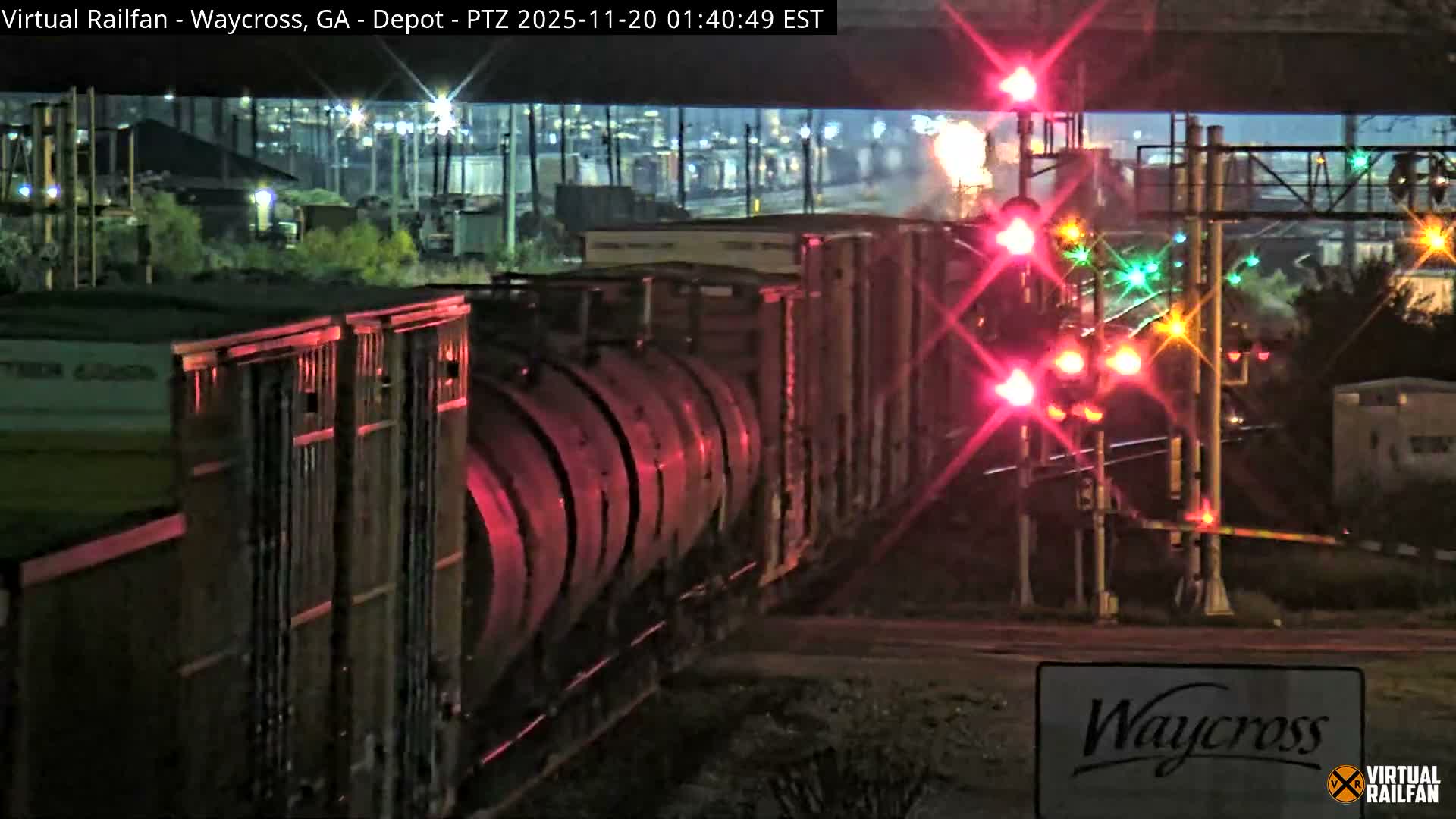 Waycross Railway Depot Live Cam - Waycross, Ware, Georgia, USA  