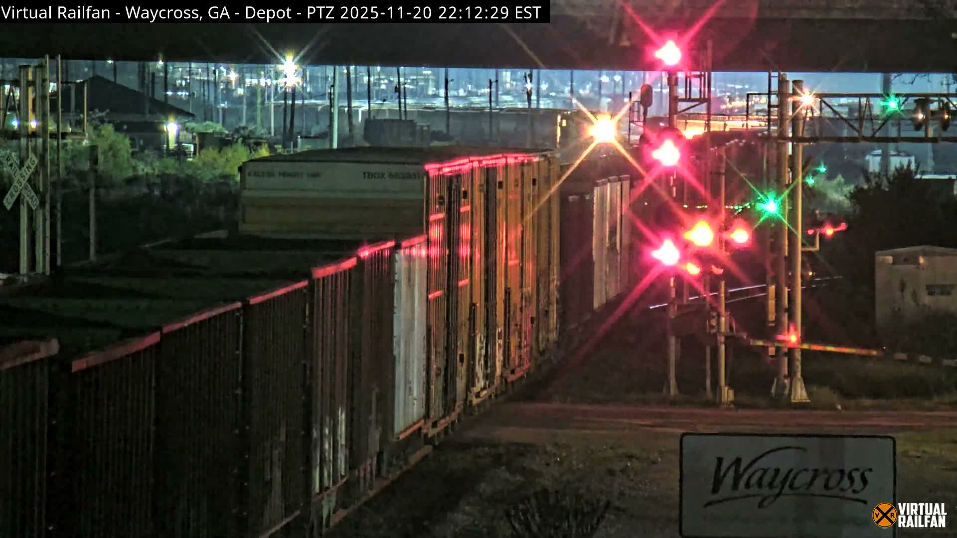 Waycross Railway Depot Live Cam - Waycross, Ware, Georgia, USA  