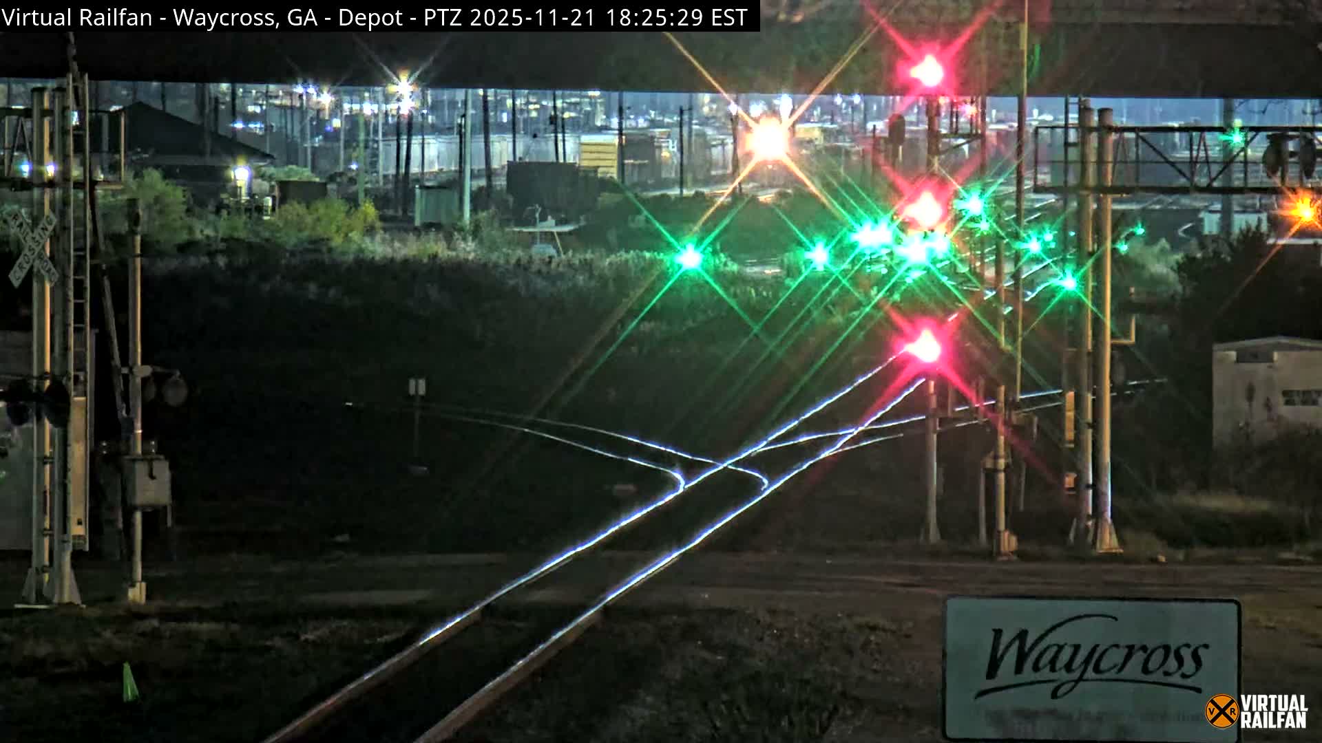 Waycross Railway Depot Live Cam - Waycross, Ware, Georgia, USA  