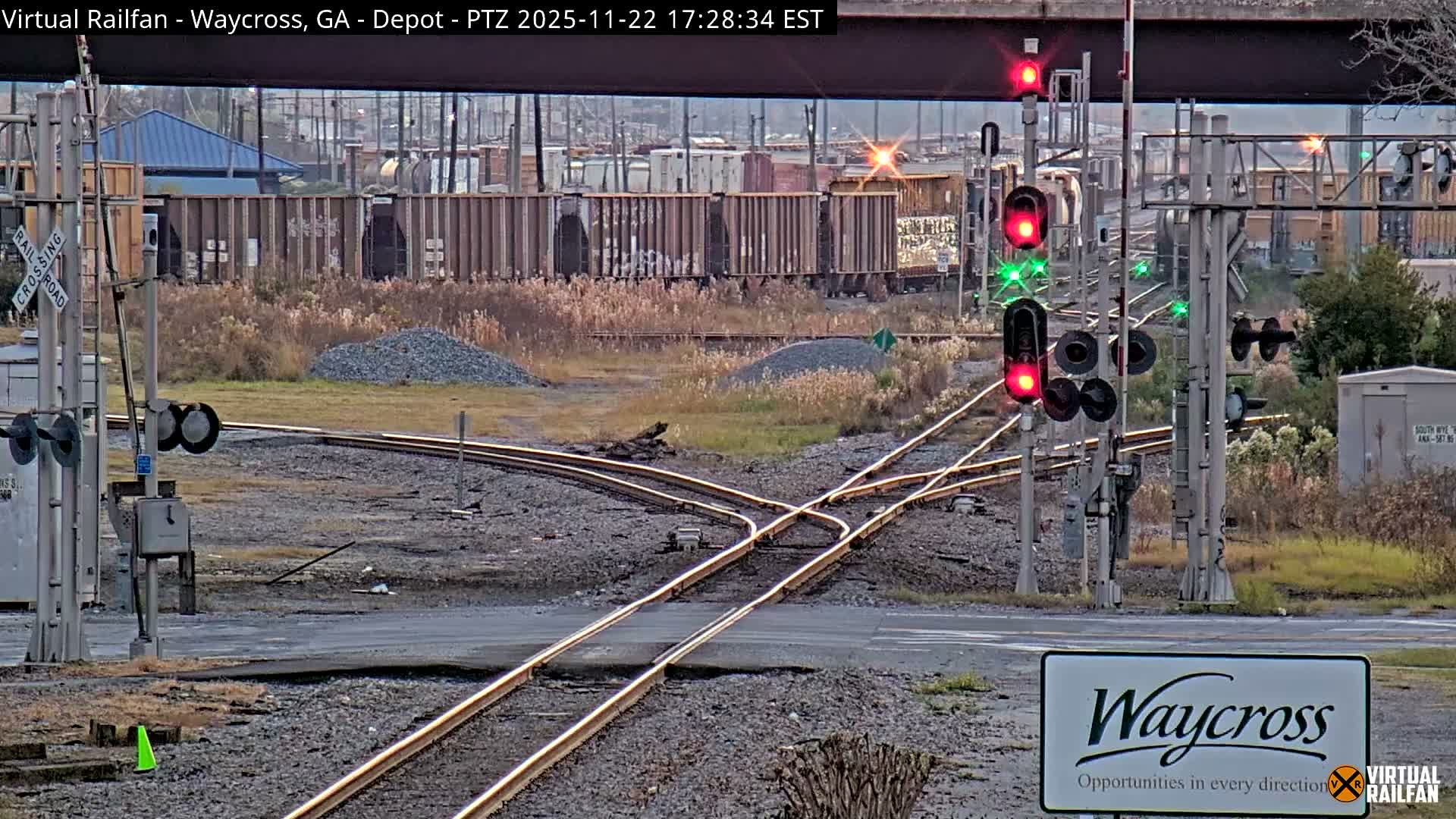 Waycross Railway Depot Live Cam - Waycross, Ware, Georgia, USA  