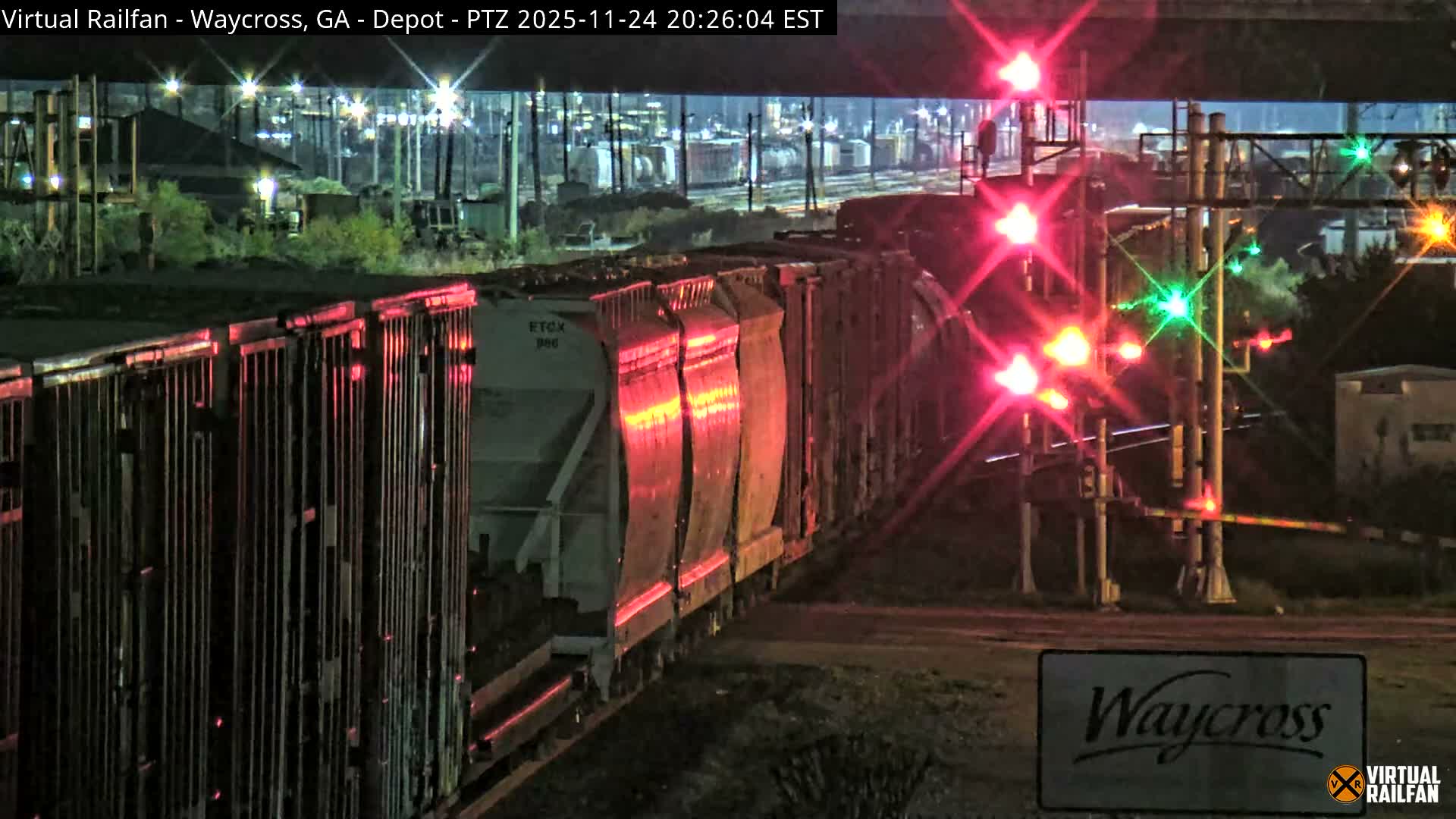 Waycross Railway Depot Live Cam - Waycross, Ware, Georgia, USA  