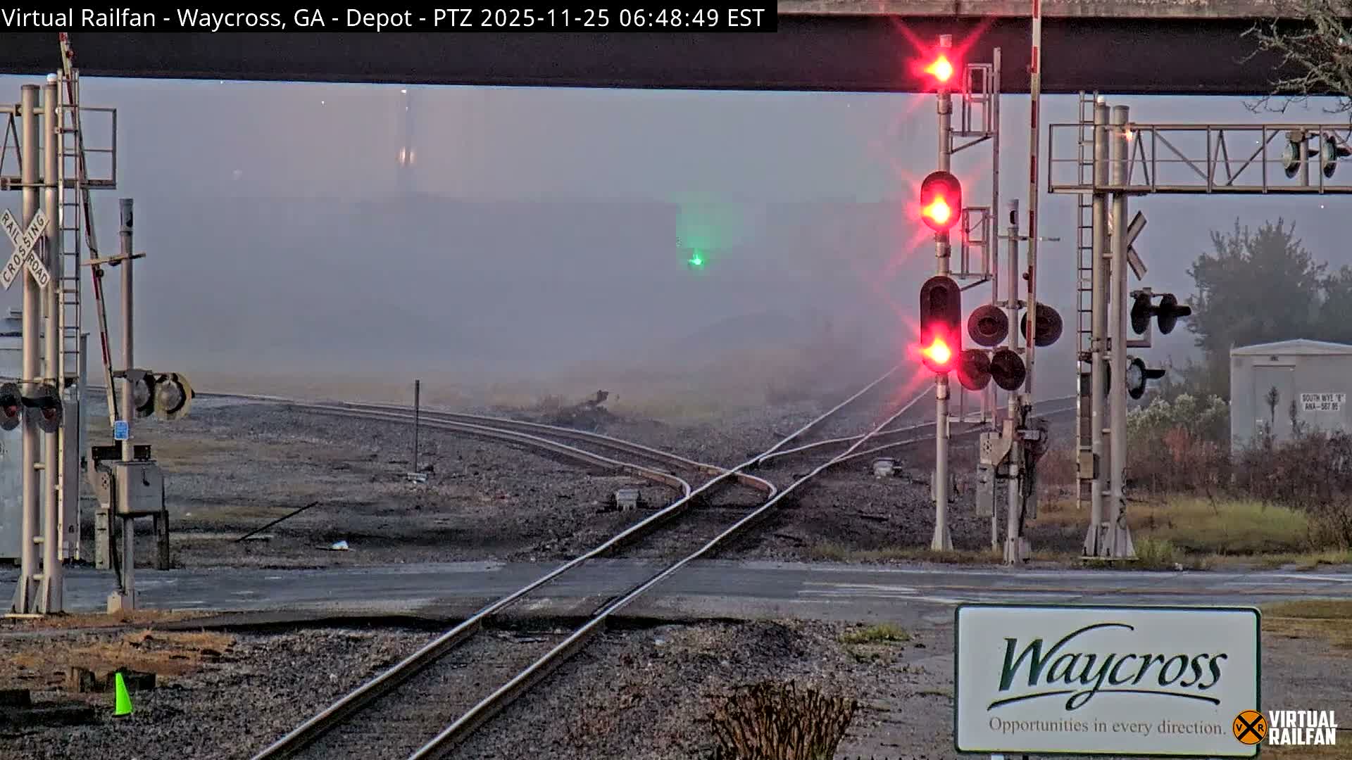 Waycross Railway Depot Live Cam - Waycross, Ware, Georgia, USA  