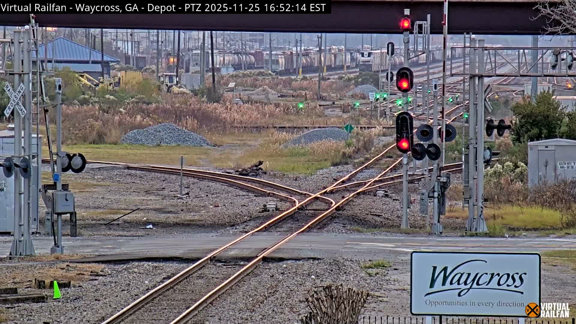 Waycross Railway Depot Live Cam - Waycross, Ware, Georgia, USA  