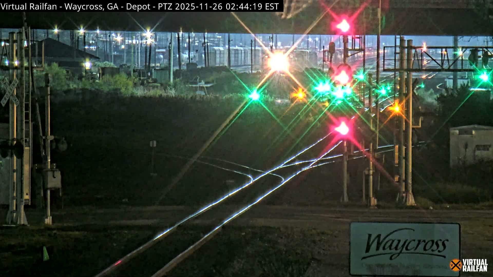 Waycross Railway Depot Live Cam - Waycross, Ware, Georgia, USA  