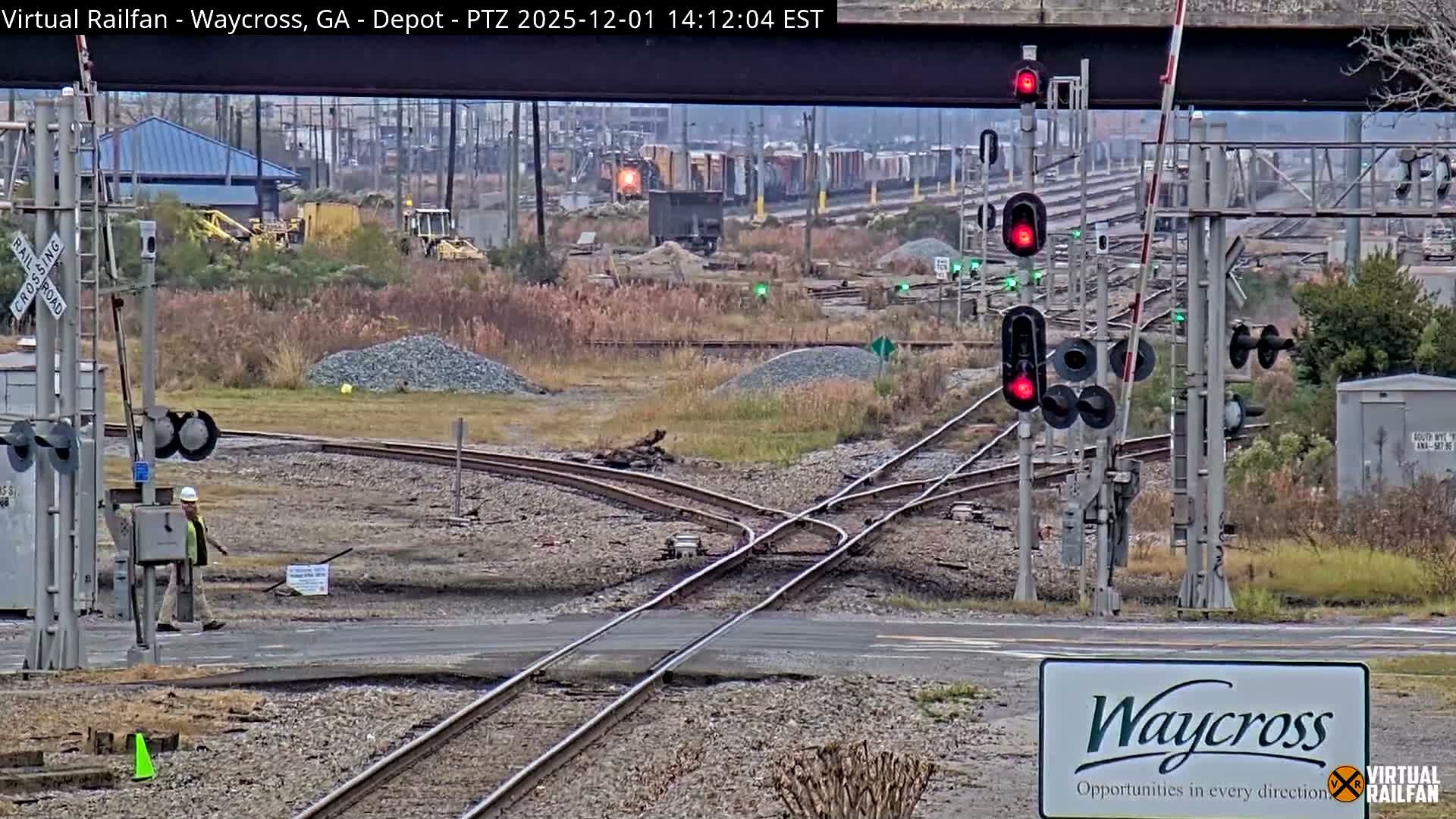 Waycross Railway Depot Live Cam - Waycross, Ware, Georgia, USA  