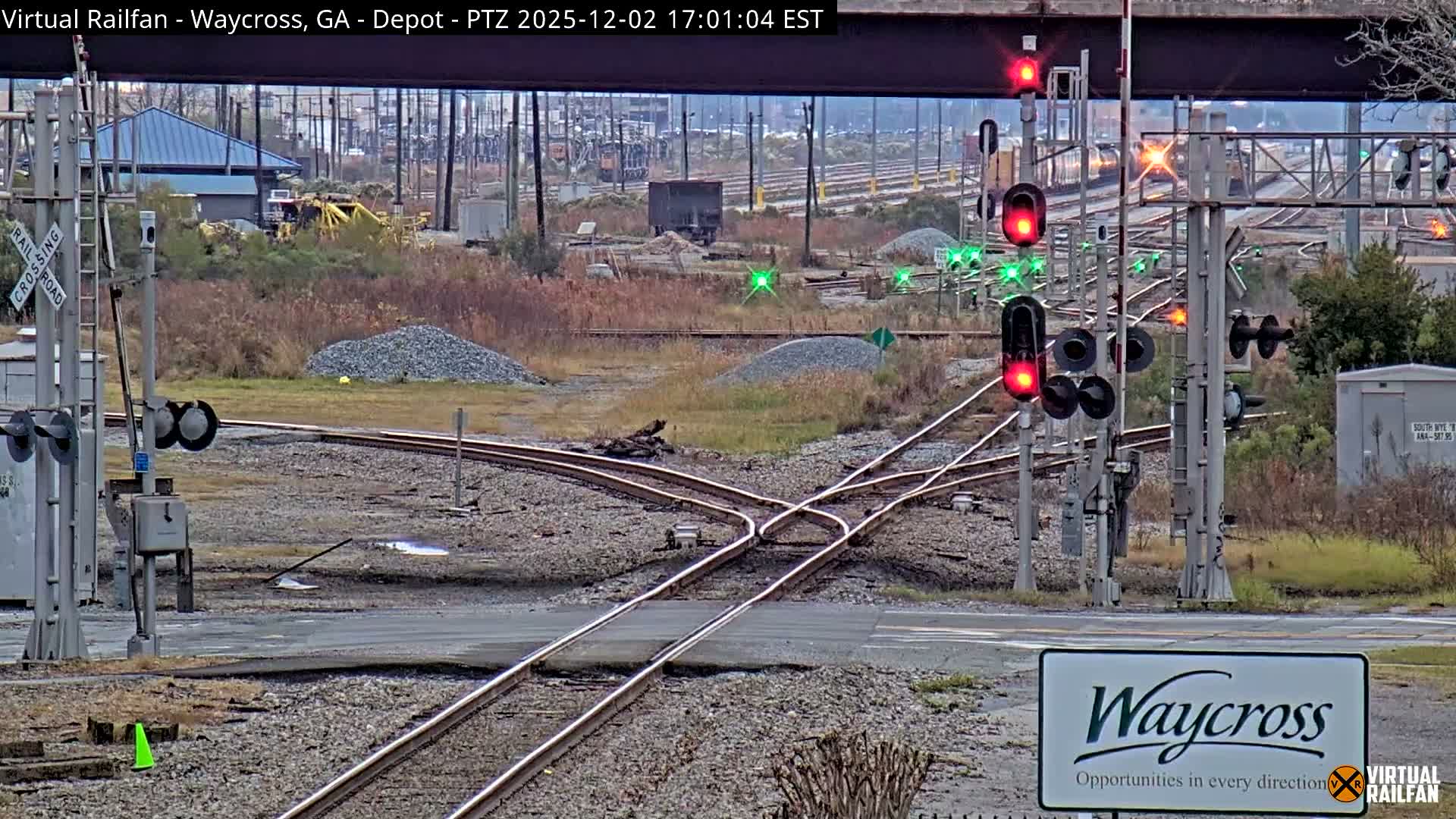 Waycross Railway Depot Live Cam - Waycross, Ware, Georgia, USA  
