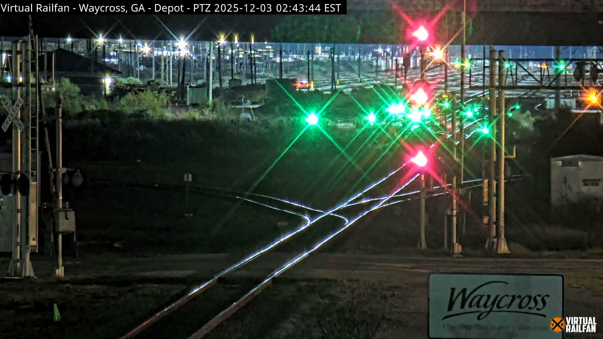 Waycross Railway Depot Live Cam - Waycross, Ware, Georgia, USA  