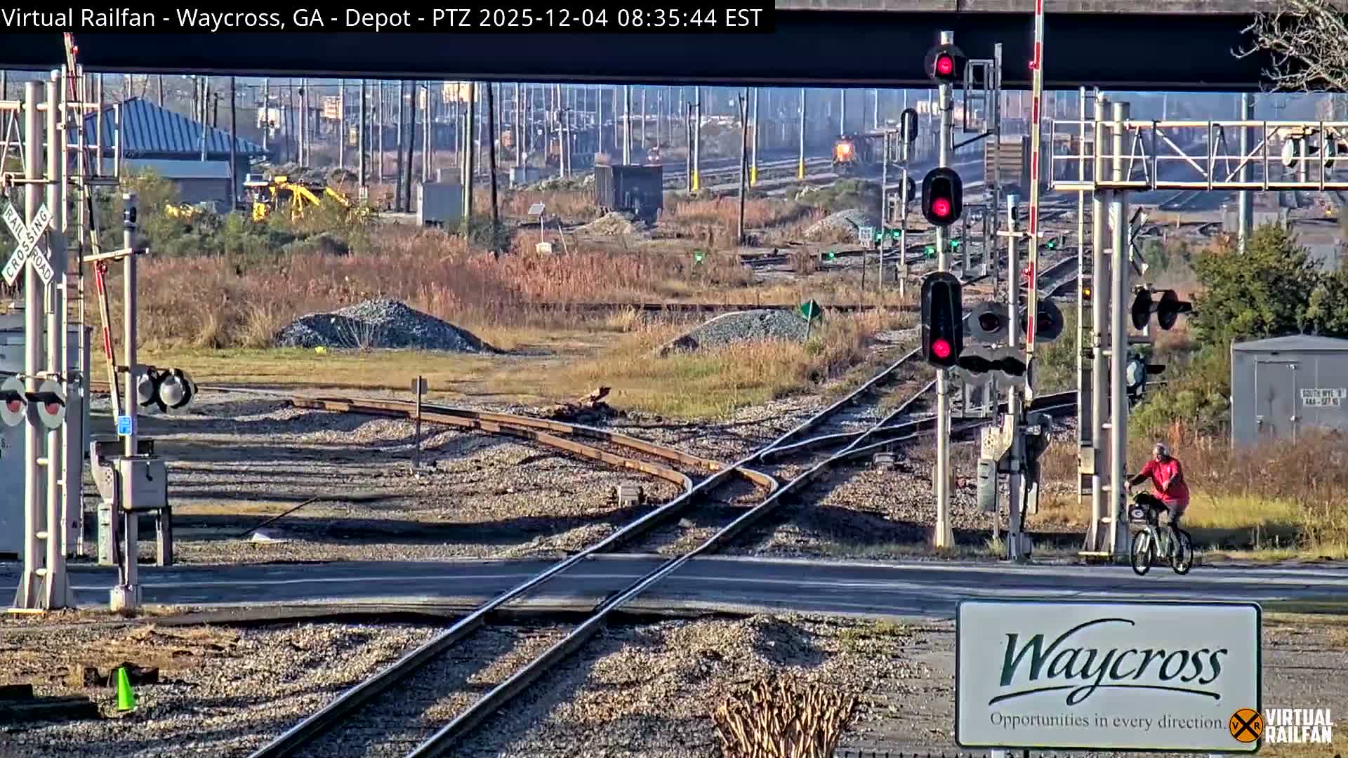 Waycross Railway Depot Live Cam - Waycross, Ware, Georgia, USA  