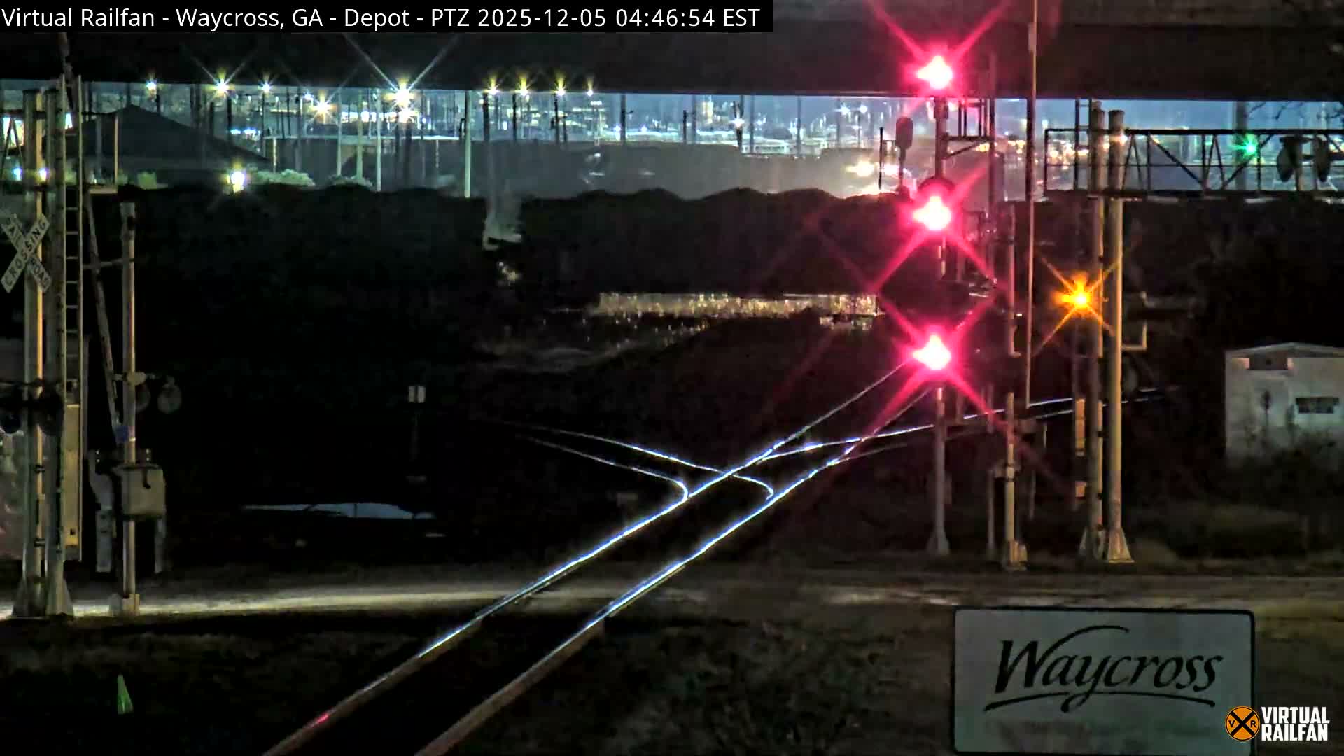 Waycross Railway Depot Live Cam - Waycross, Ware, Georgia, USA  