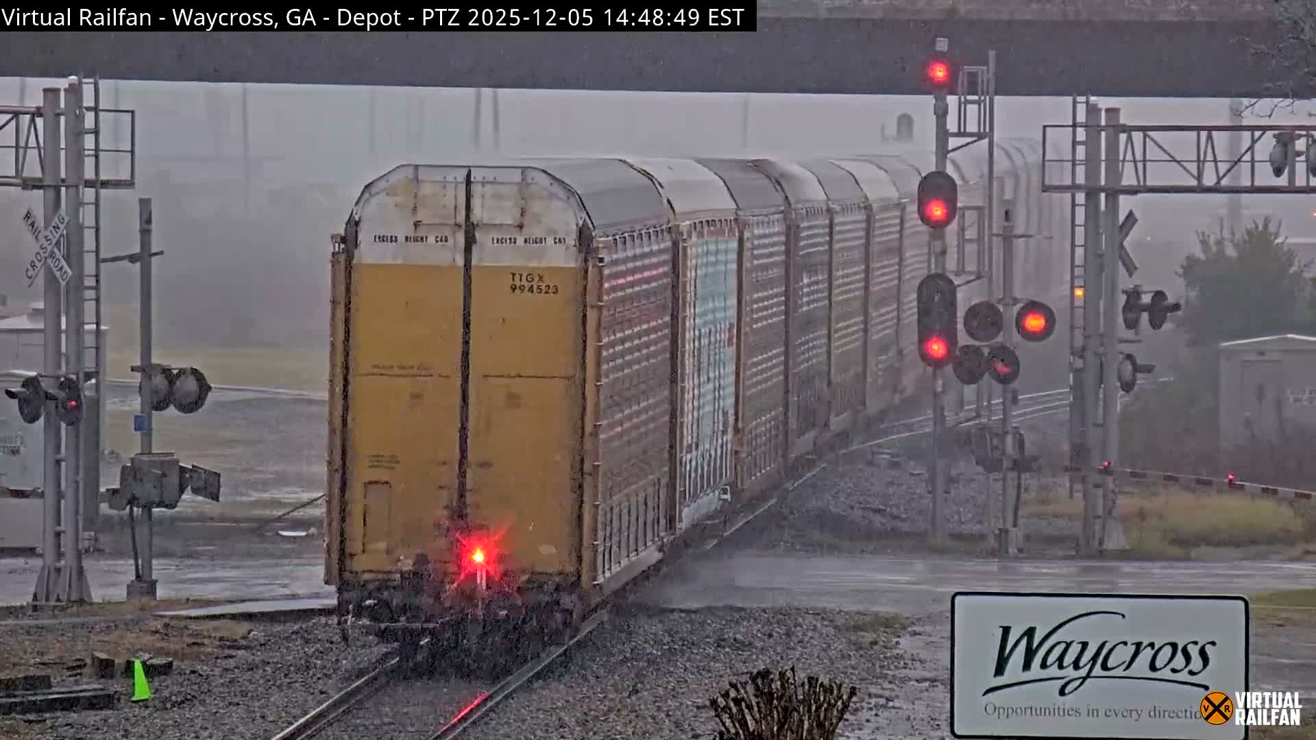 Waycross Railway Depot Live Cam - Waycross, Ware, Georgia, USA  