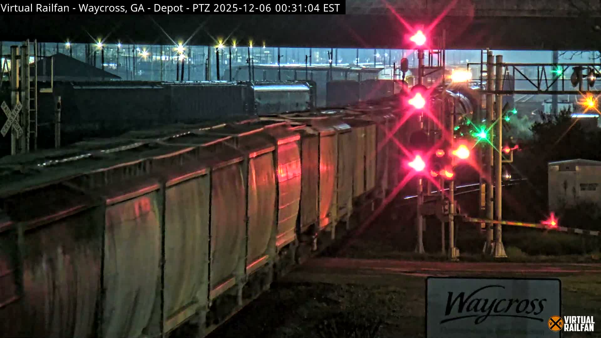 Waycross Railway Depot Live Cam - Waycross, Ware, Georgia, USA  