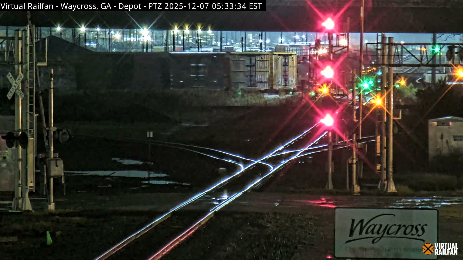 Waycross Railway Depot Live Cam - Waycross, Ware, Georgia, USA  