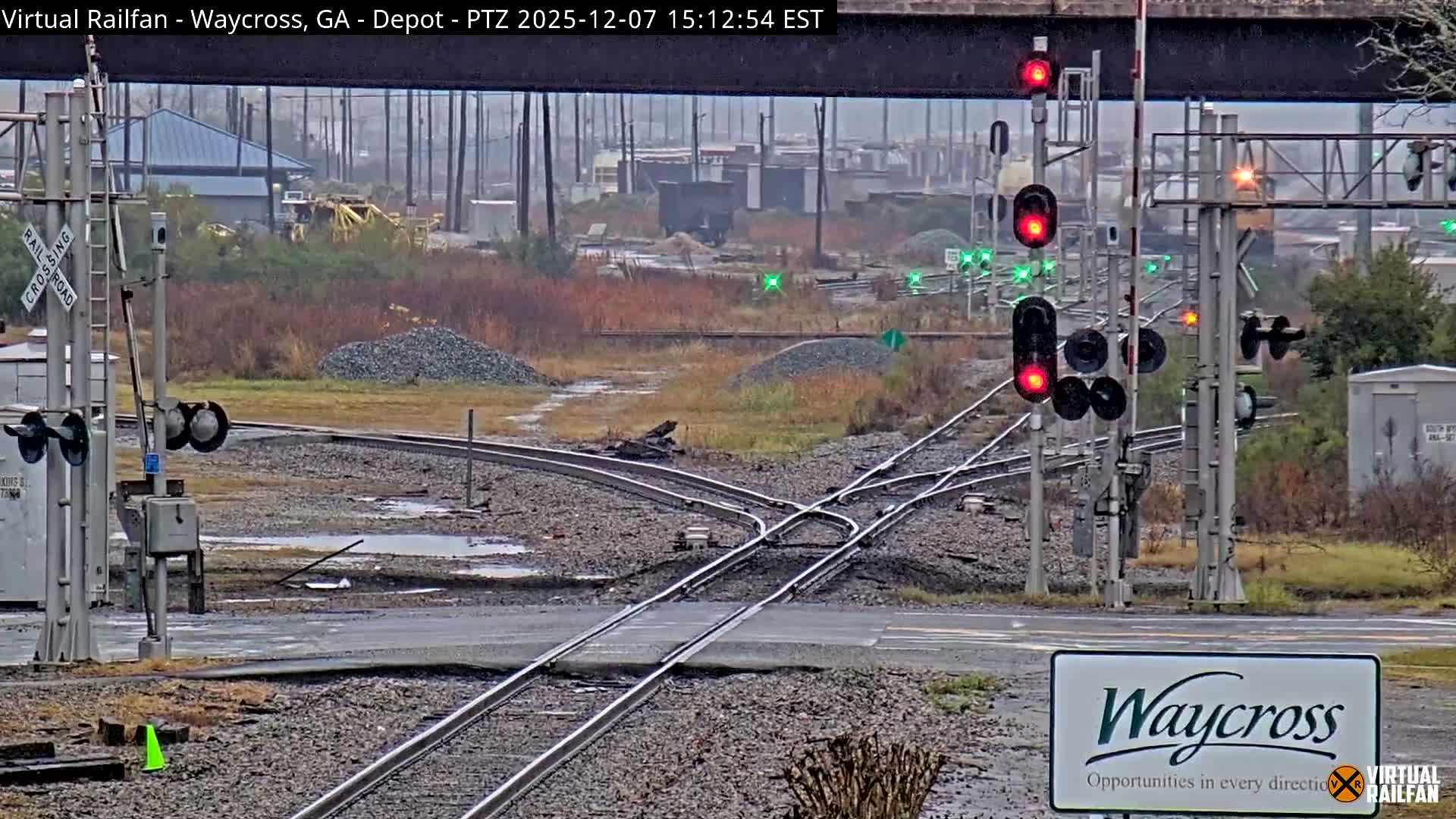 Waycross Railway Depot Live Cam - Waycross, Ware, Georgia, USA  