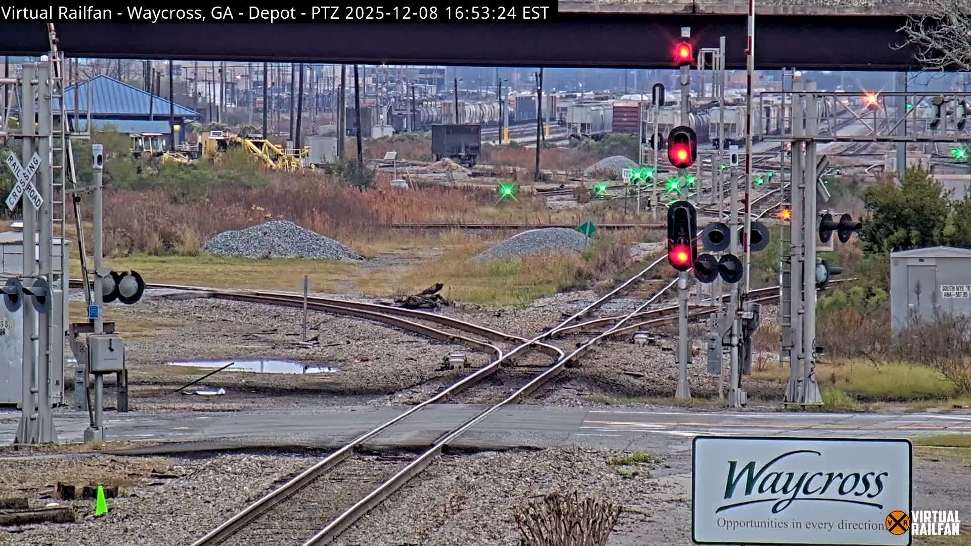 Waycross Railway Depot Live Cam - Waycross, Ware, Georgia, USA  