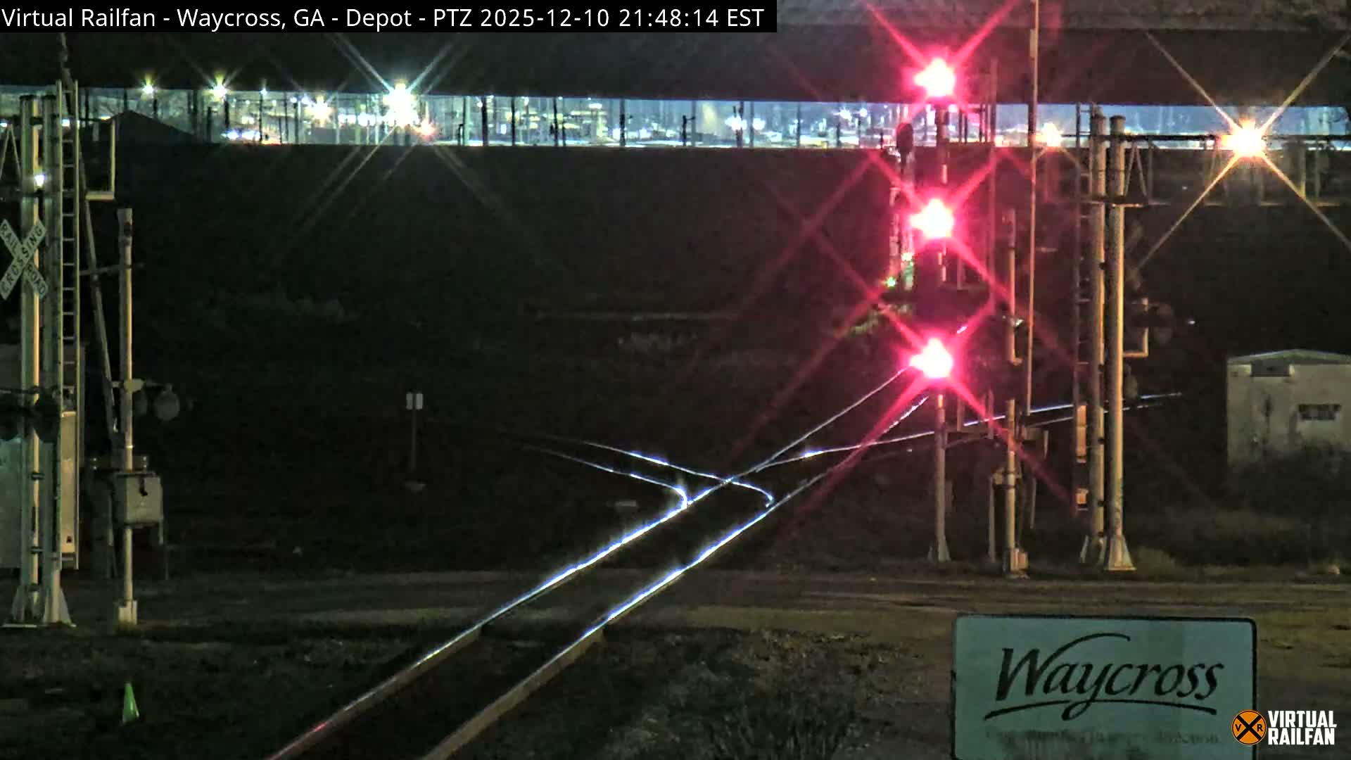 Waycross Railway Depot Live Cam - Waycross, Ware, Georgia, USA  