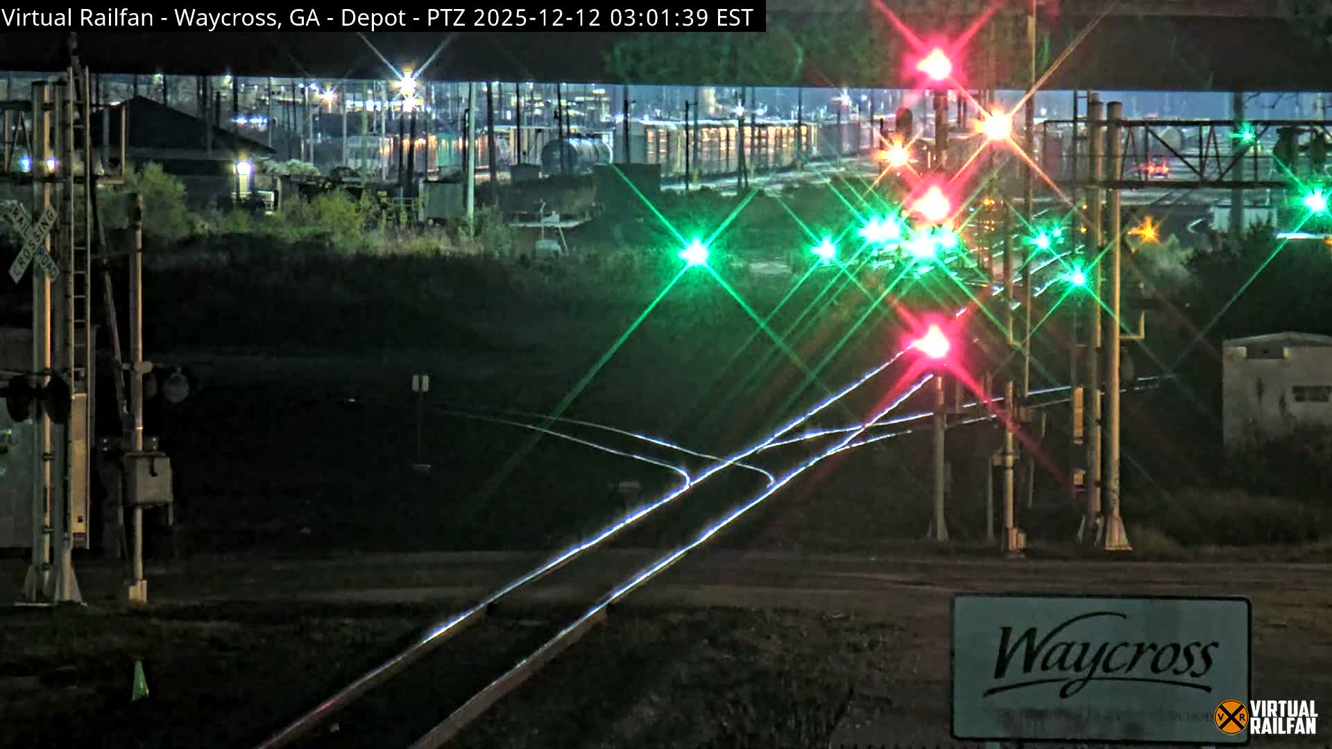 Waycross Railway Depot Live Cam - Waycross, Ware, Georgia, USA  