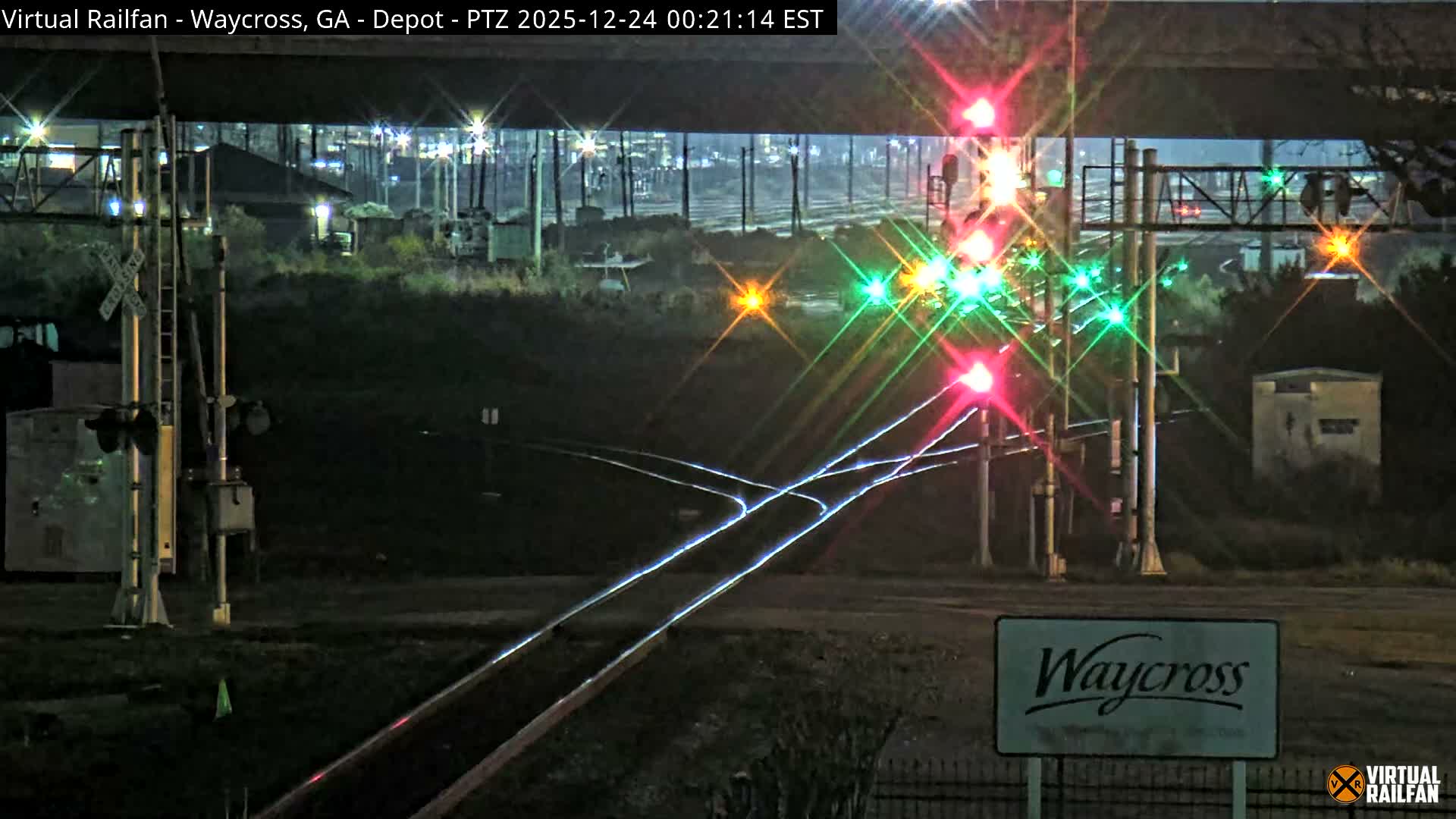 Waycross Railway Depot Live Cam - Waycross, Ware, Georgia, USA  