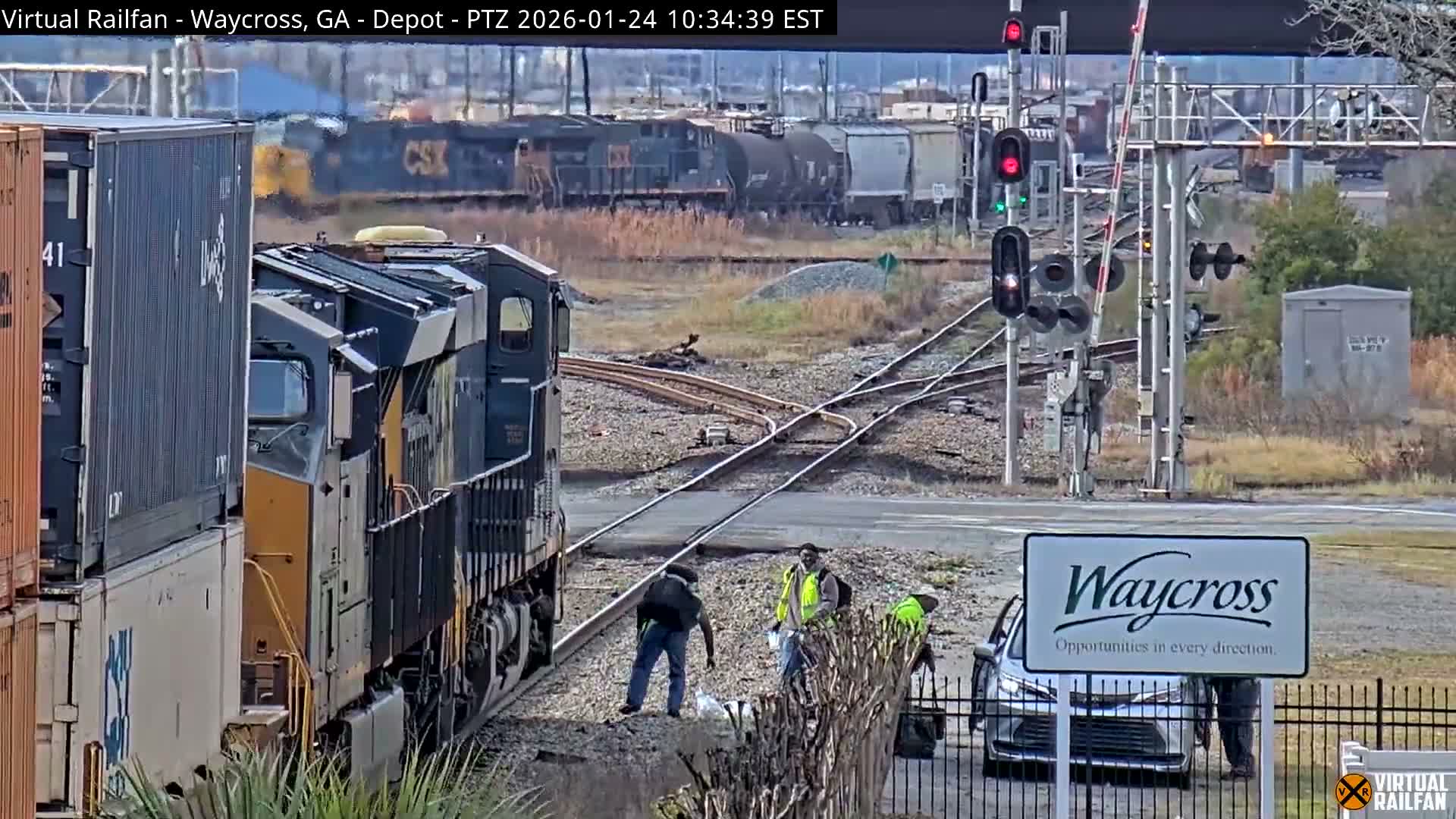 Waycross Railway Depot Live Cam - Waycross, Ware, Georgia, USA  
