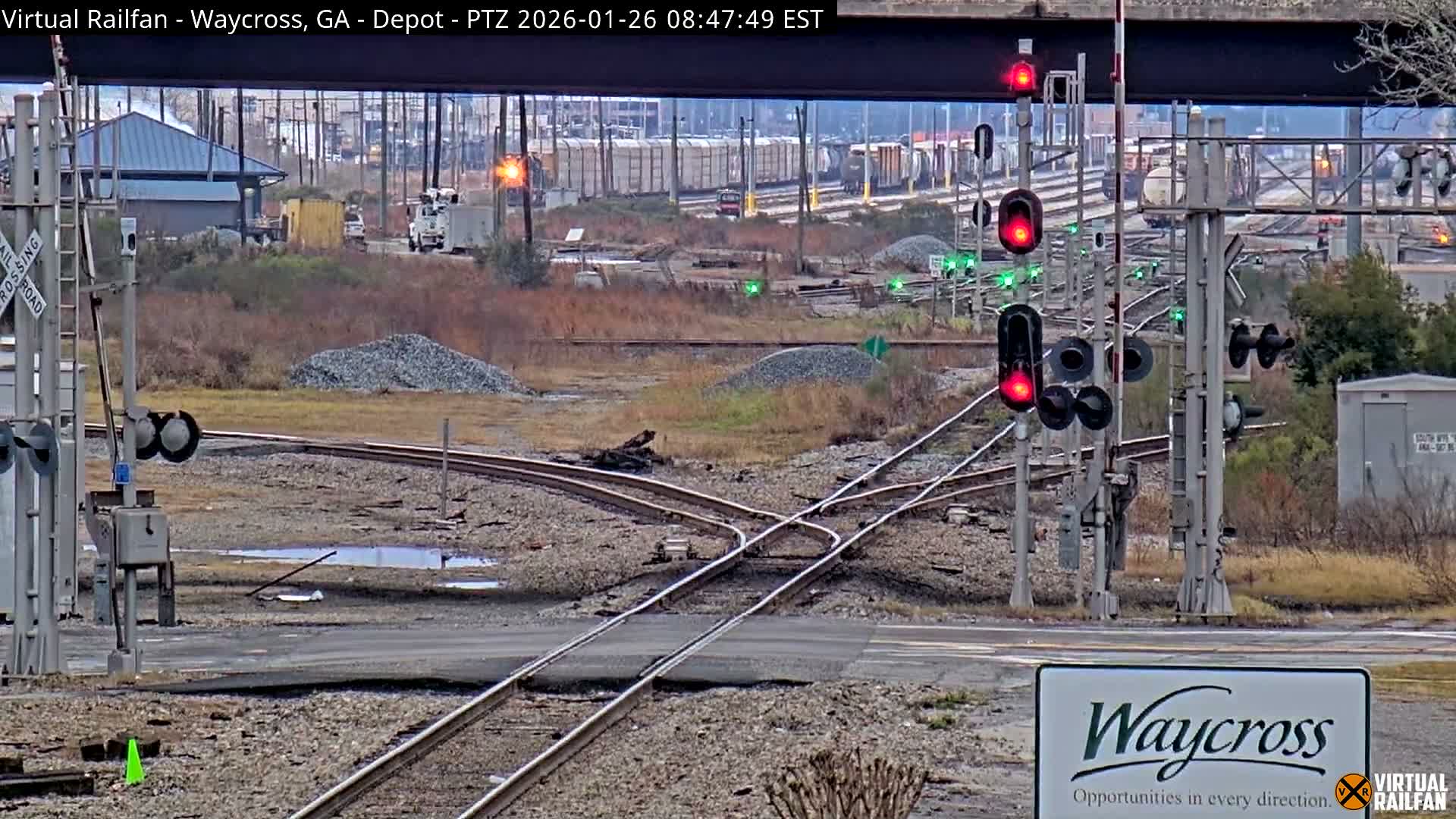 Waycross Railway Depot Live Cam - Waycross, Ware, Georgia, USA  