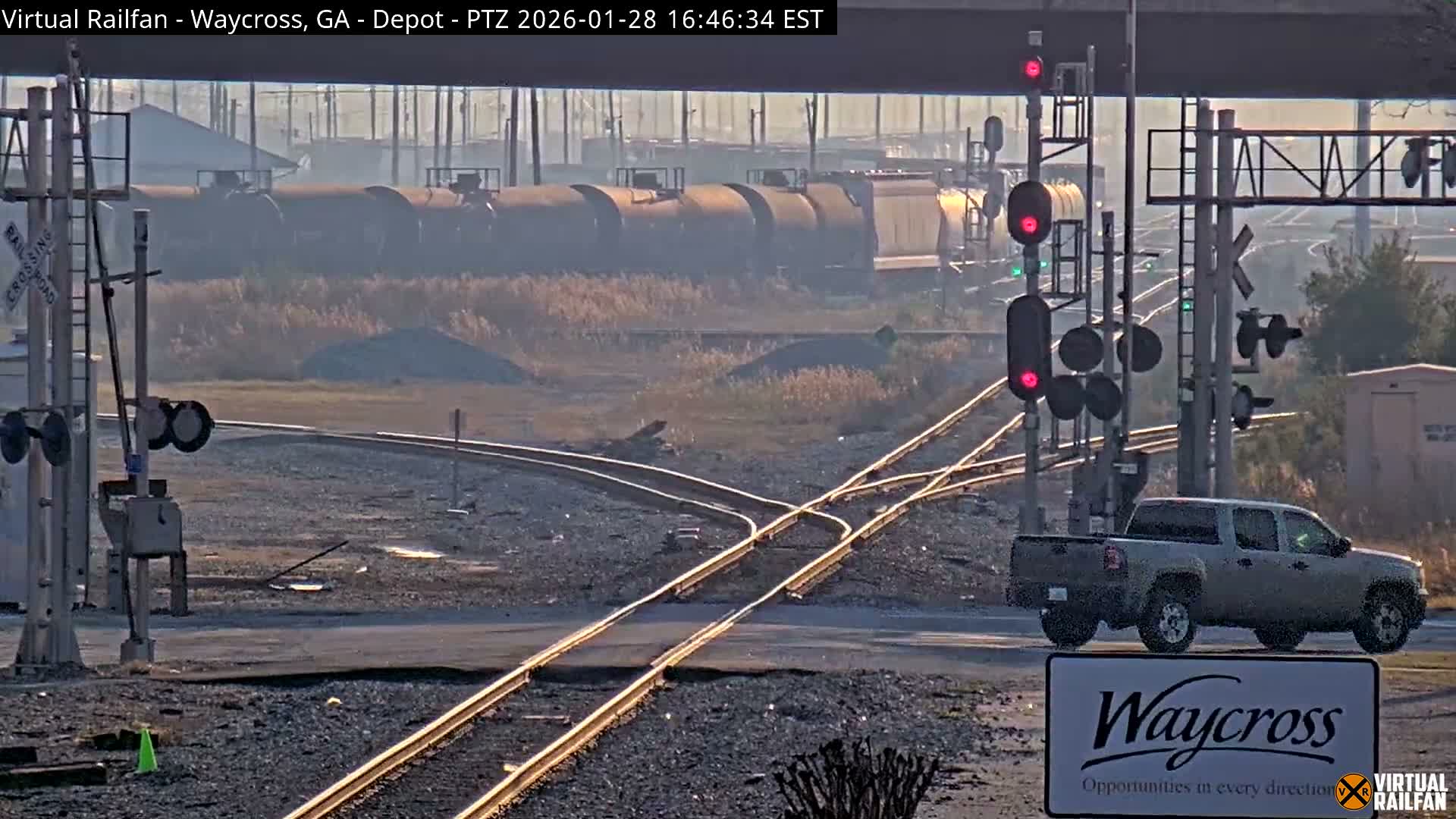 Waycross Railway Depot Live Cam - Waycross, Ware, Georgia, USA  