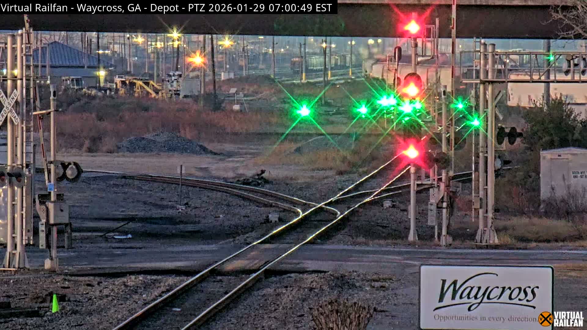 Waycross Railway Depot Live Cam - Waycross, Ware, Georgia, USA  