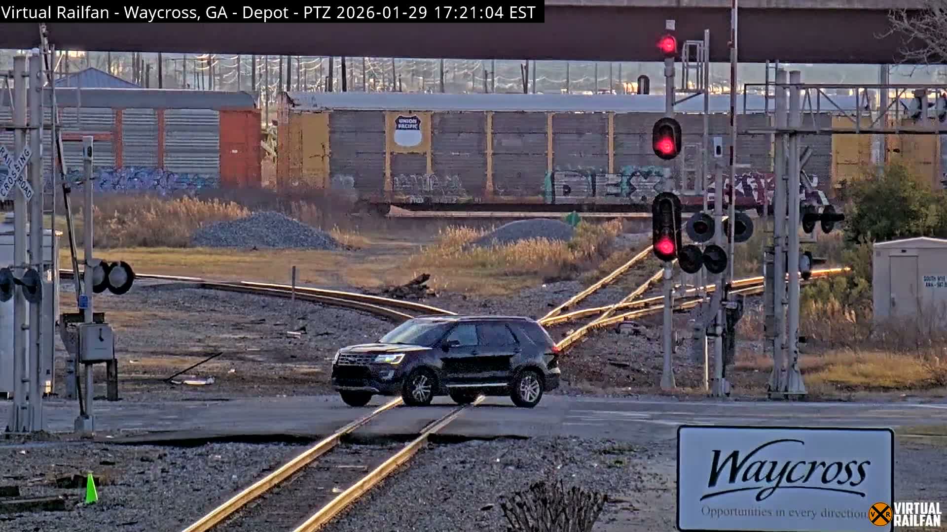 Waycross Railway Depot Live Cam - Waycross, Ware, Georgia, USA  