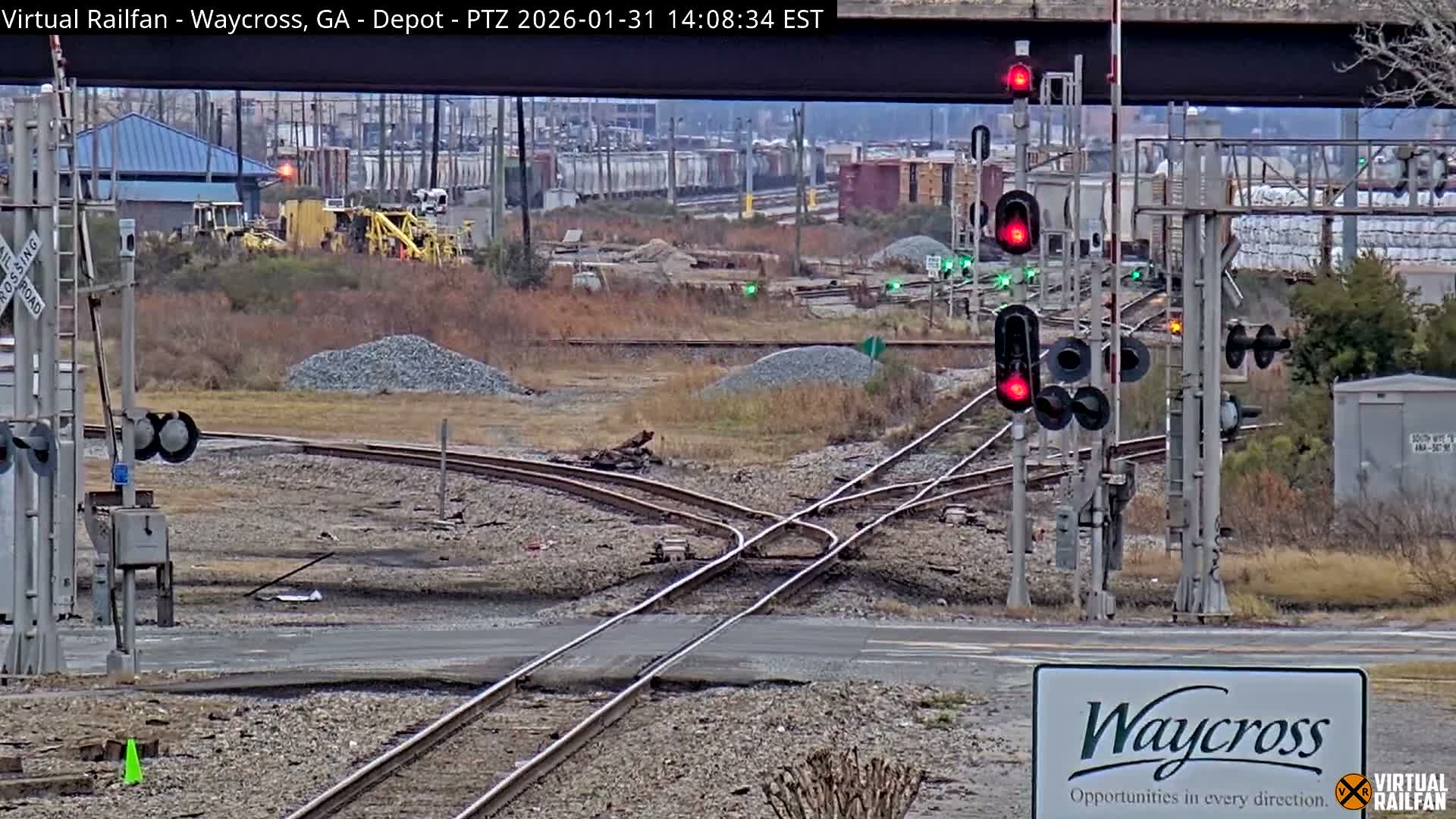 Waycross Railway Depot Live Cam - Waycross, Ware, Georgia, USA  