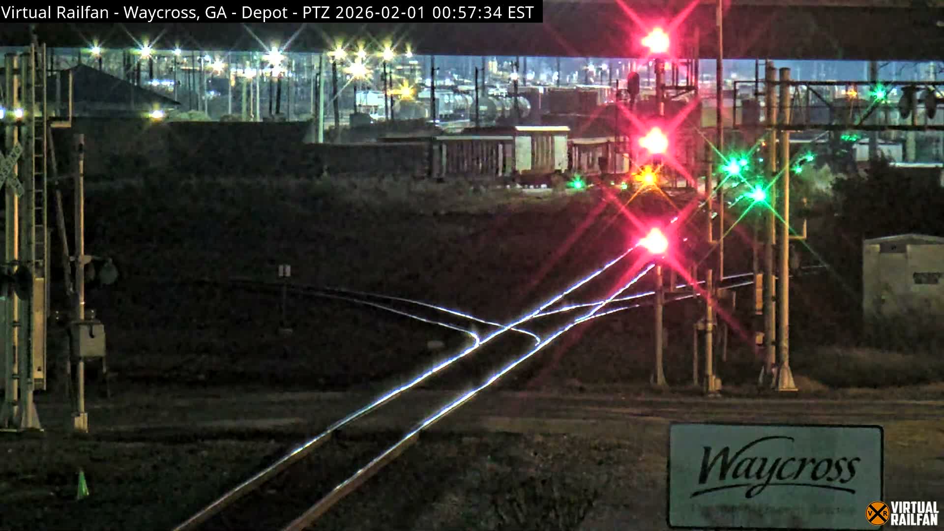 Waycross Railway Depot Live Cam - Waycross, Ware, Georgia, USA  