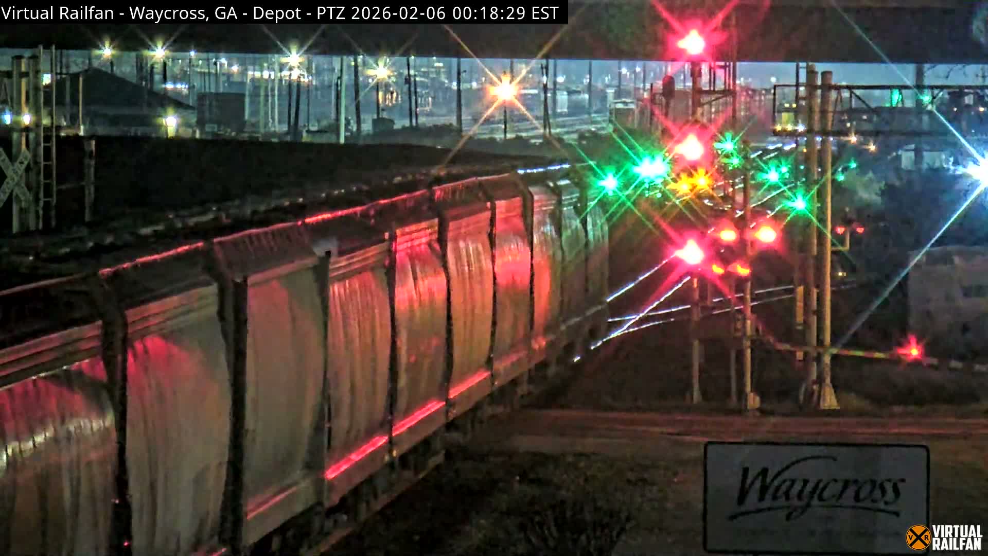 Waycross Railway Depot Live Cam - Waycross, Ware, Georgia, USA  