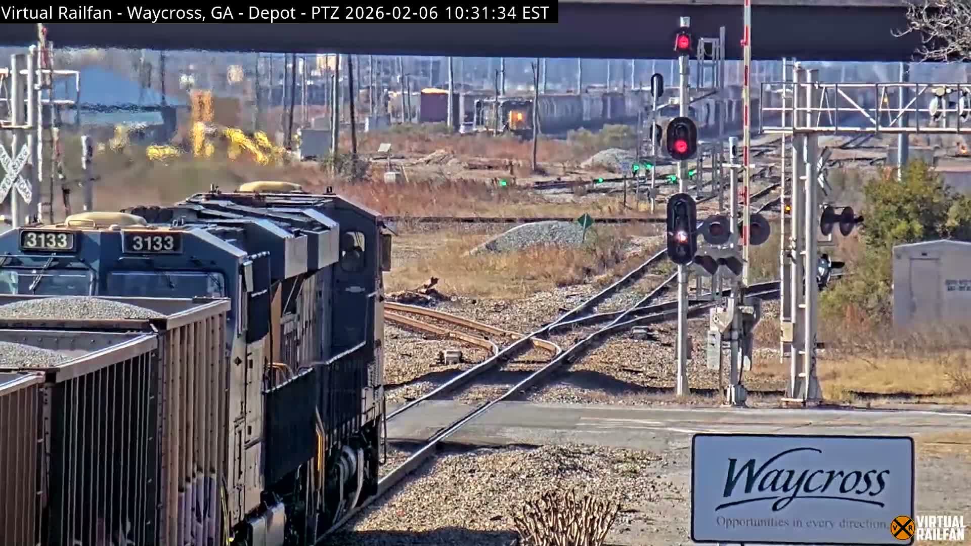 Waycross Railway Depot Live Cam - Waycross, Ware, Georgia, USA  