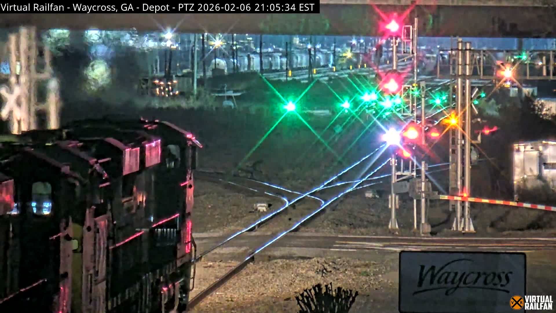 Waycross Railway Depot Live Cam - Waycross, Ware, Georgia, USA  