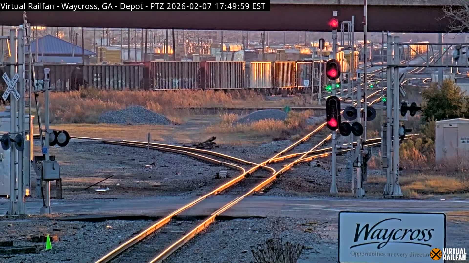 Waycross Railway Depot Live Cam - Waycross, Ware, Georgia, USA  