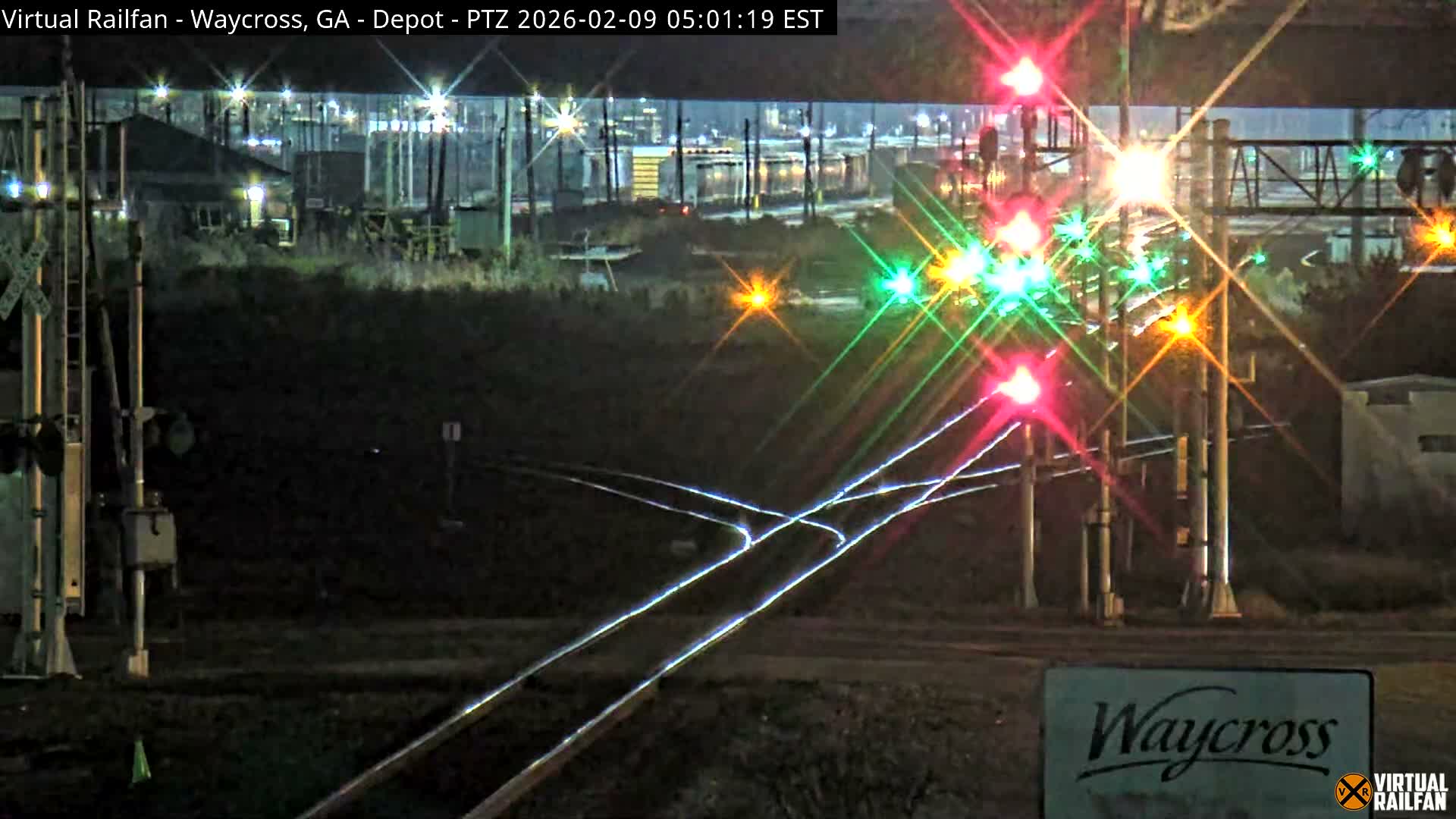 Waycross Railway Depot Live Cam - Waycross, Ware, Georgia, USA  