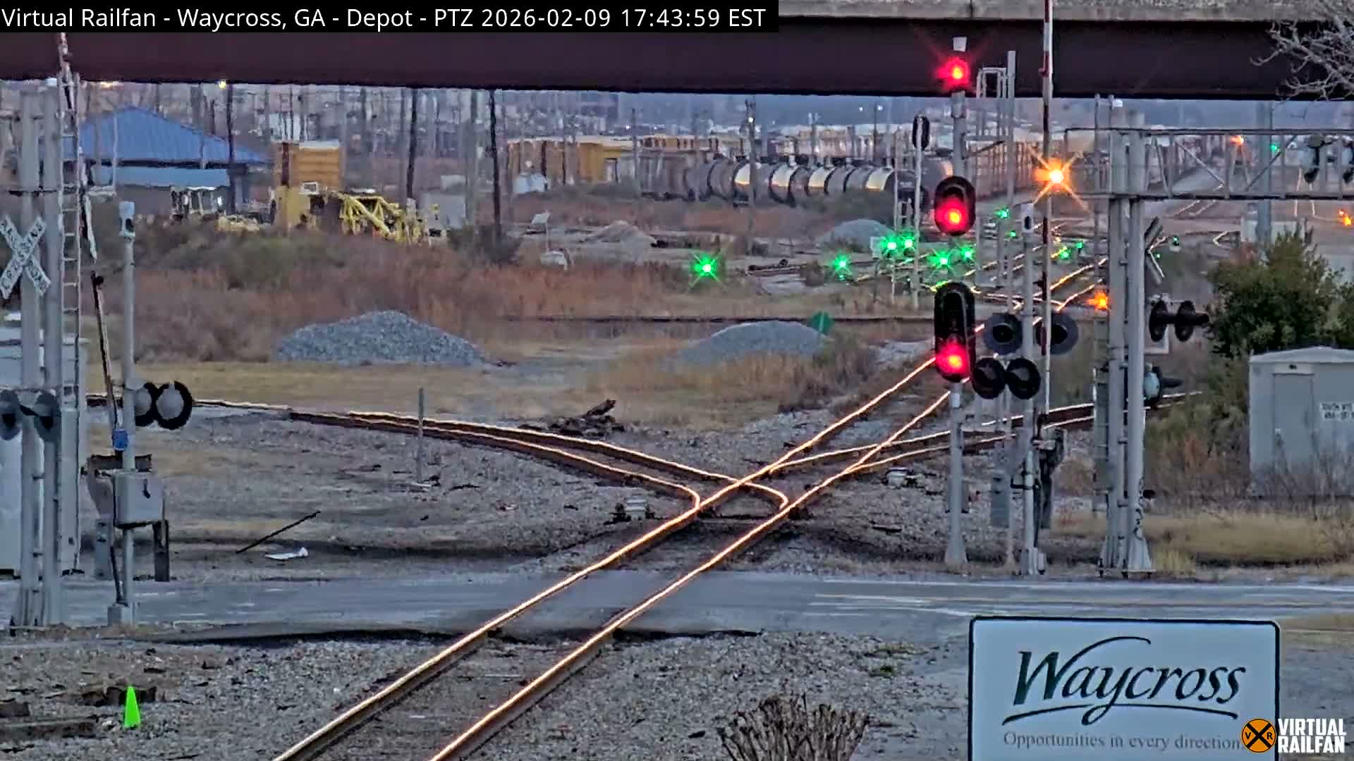 Waycross Railway Depot Live Cam - Waycross, Ware, Georgia, USA  