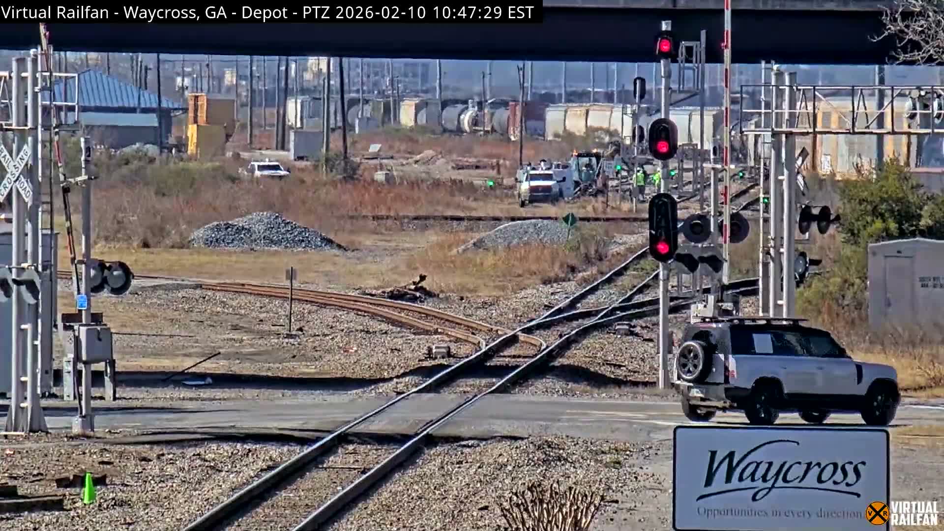Waycross Railway Depot Live Cam - Waycross, Ware, Georgia, USA  