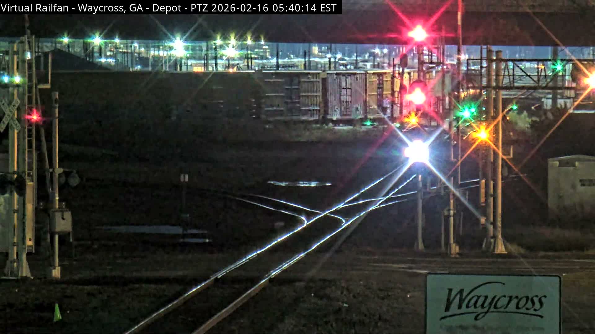 Waycross Railway Depot Live Cam - Waycross, Ware, Georgia, USA  