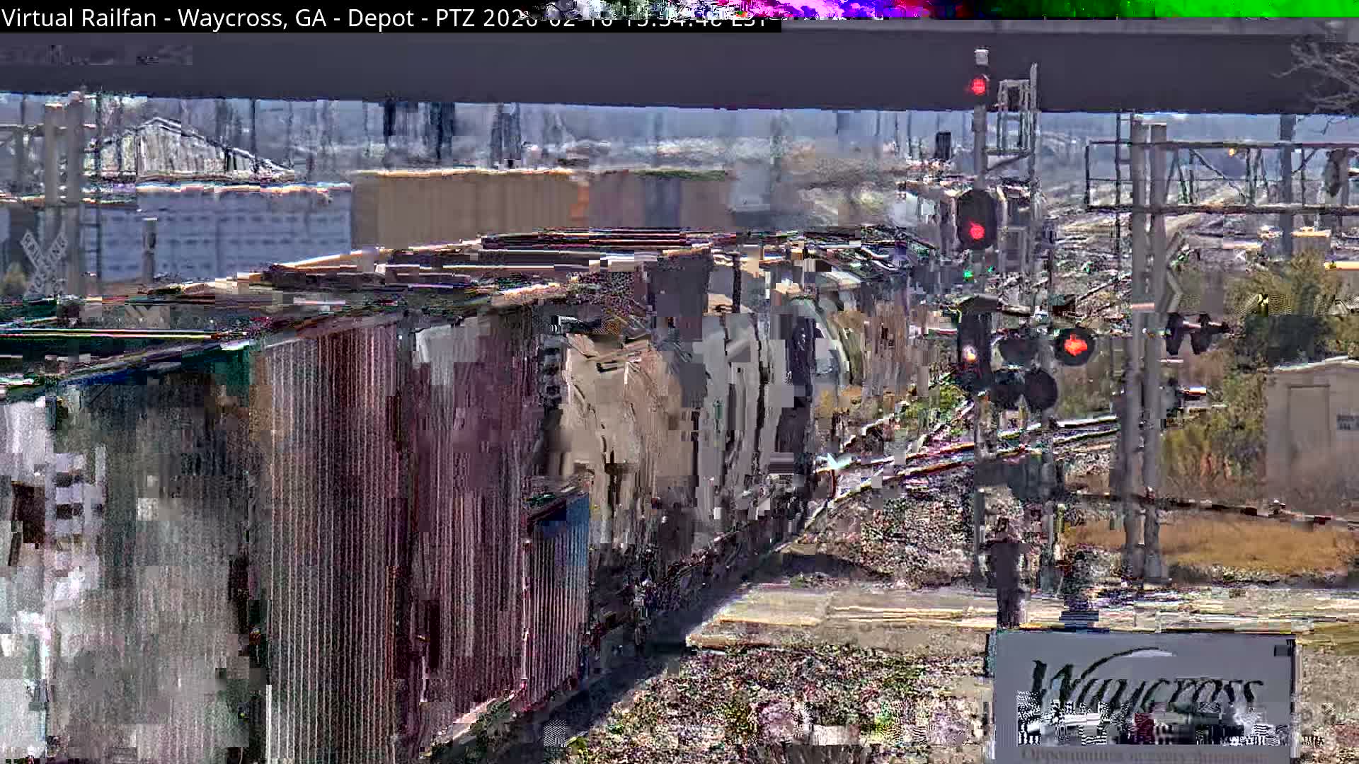 Waycross Railway Depot Live Cam - Waycross, Ware, Georgia, USA  