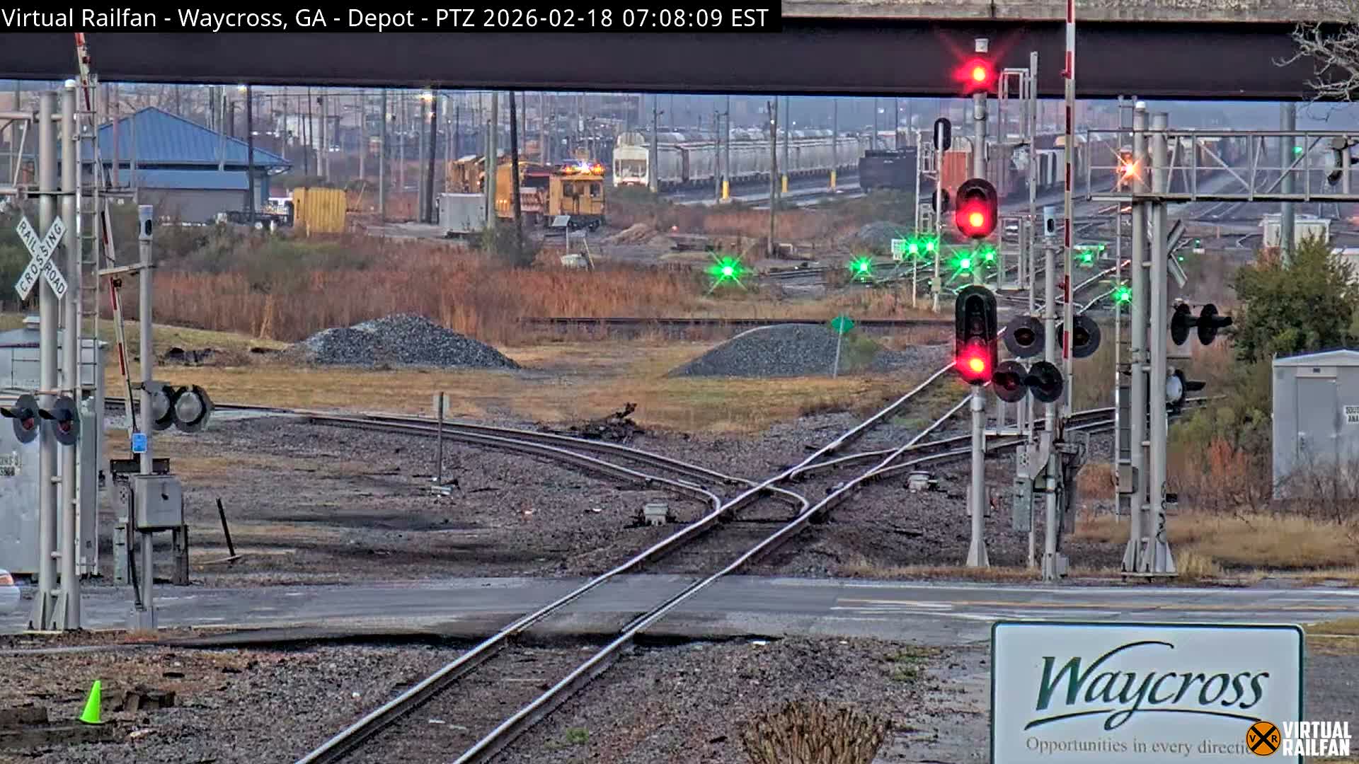 Waycross Railway Depot Live Cam - Waycross, Ware, Georgia, USA  