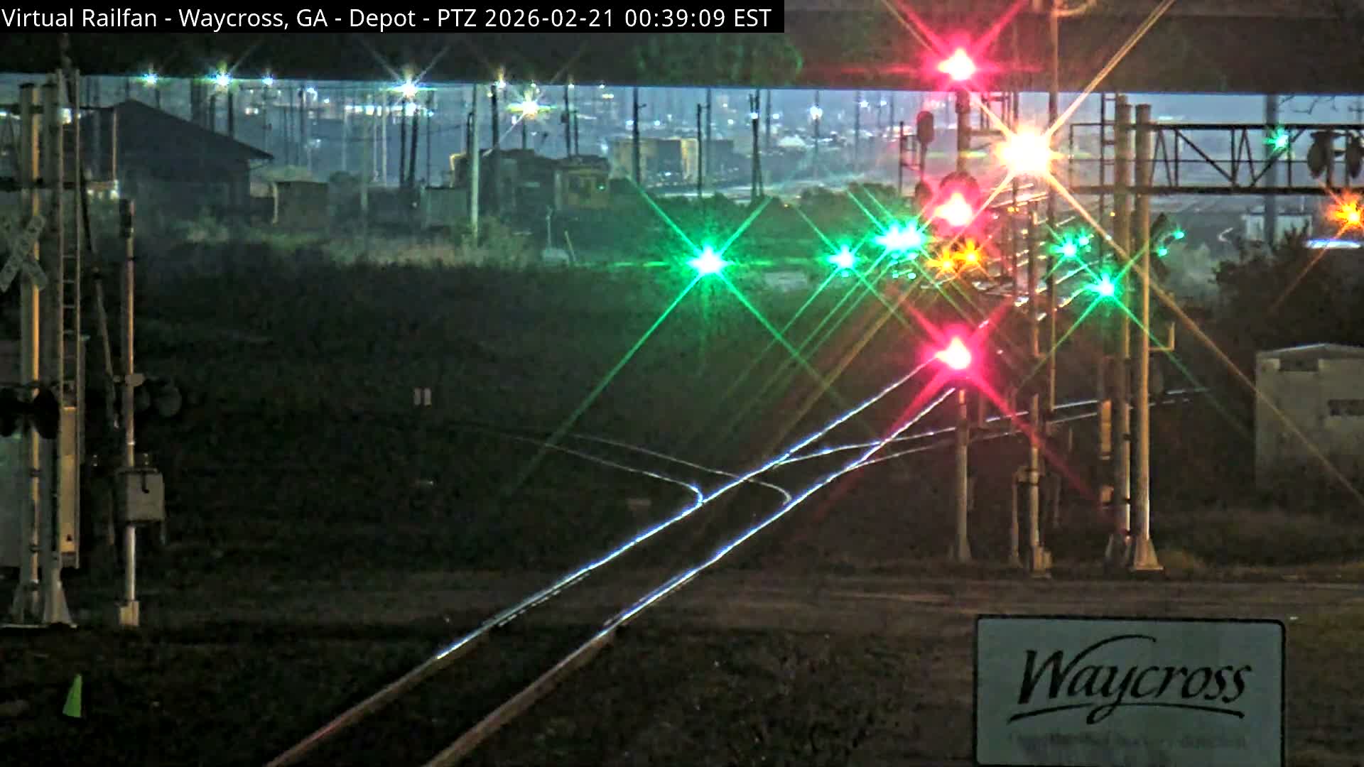 Waycross Railway Depot Live Cam - Waycross, Ware, Georgia, USA  