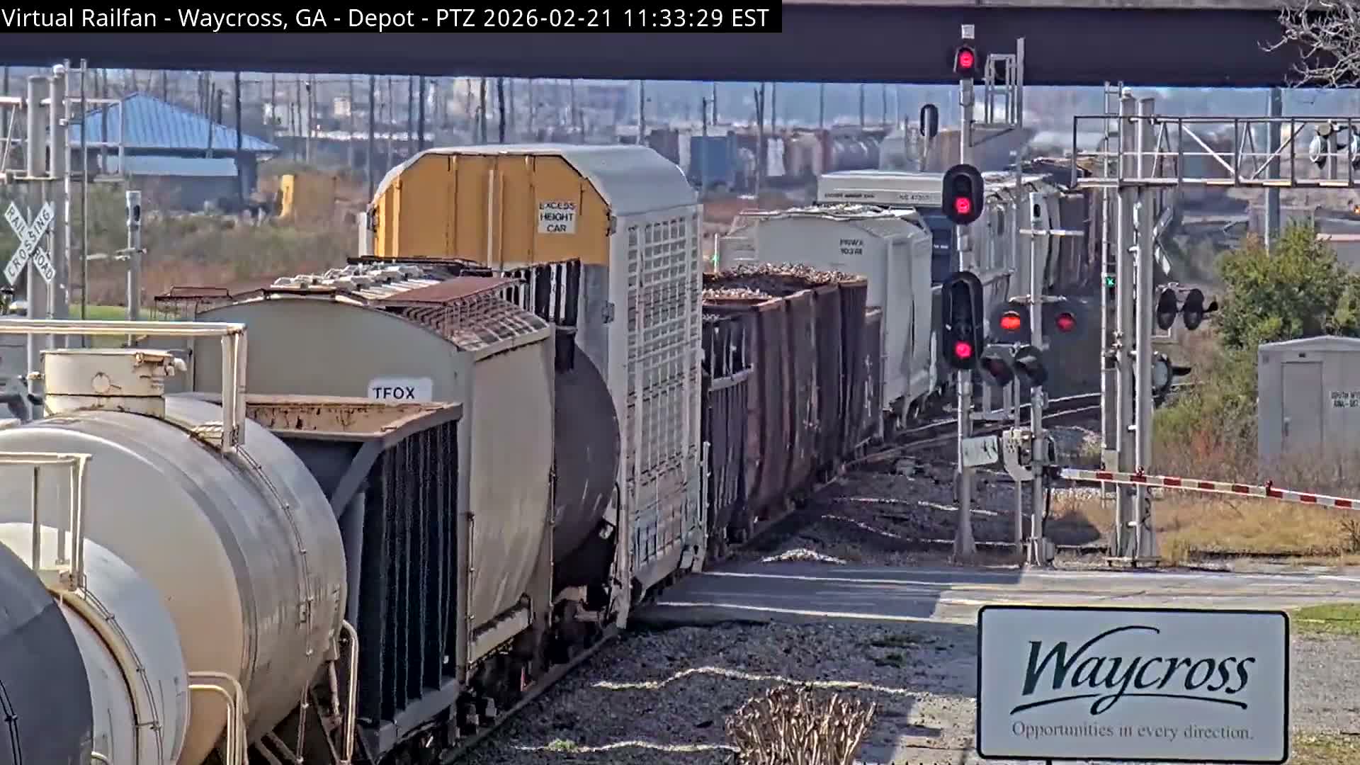 Waycross Railway Depot Live Cam - Waycross, Ware, Georgia, USA  