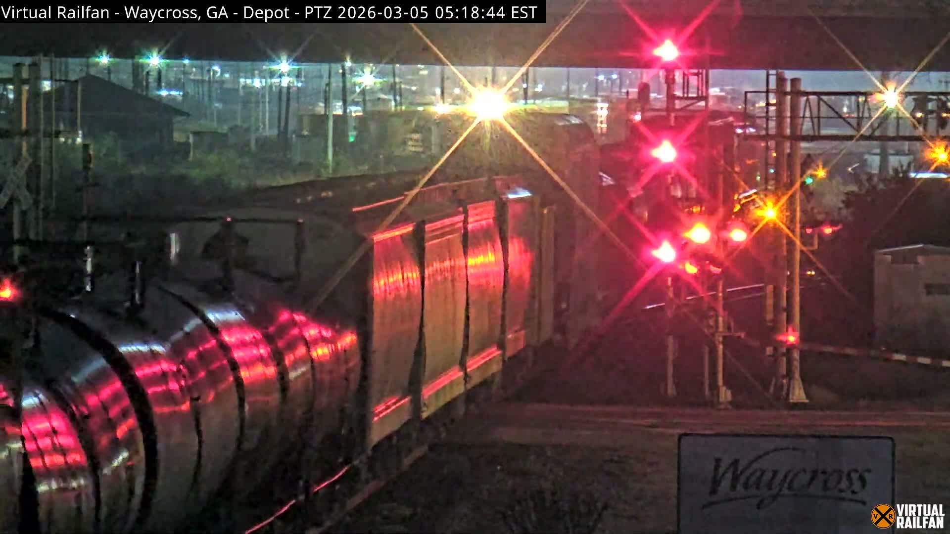 Waycross Railway Depot Live Cam - Waycross, Ware, Georgia, USA  
